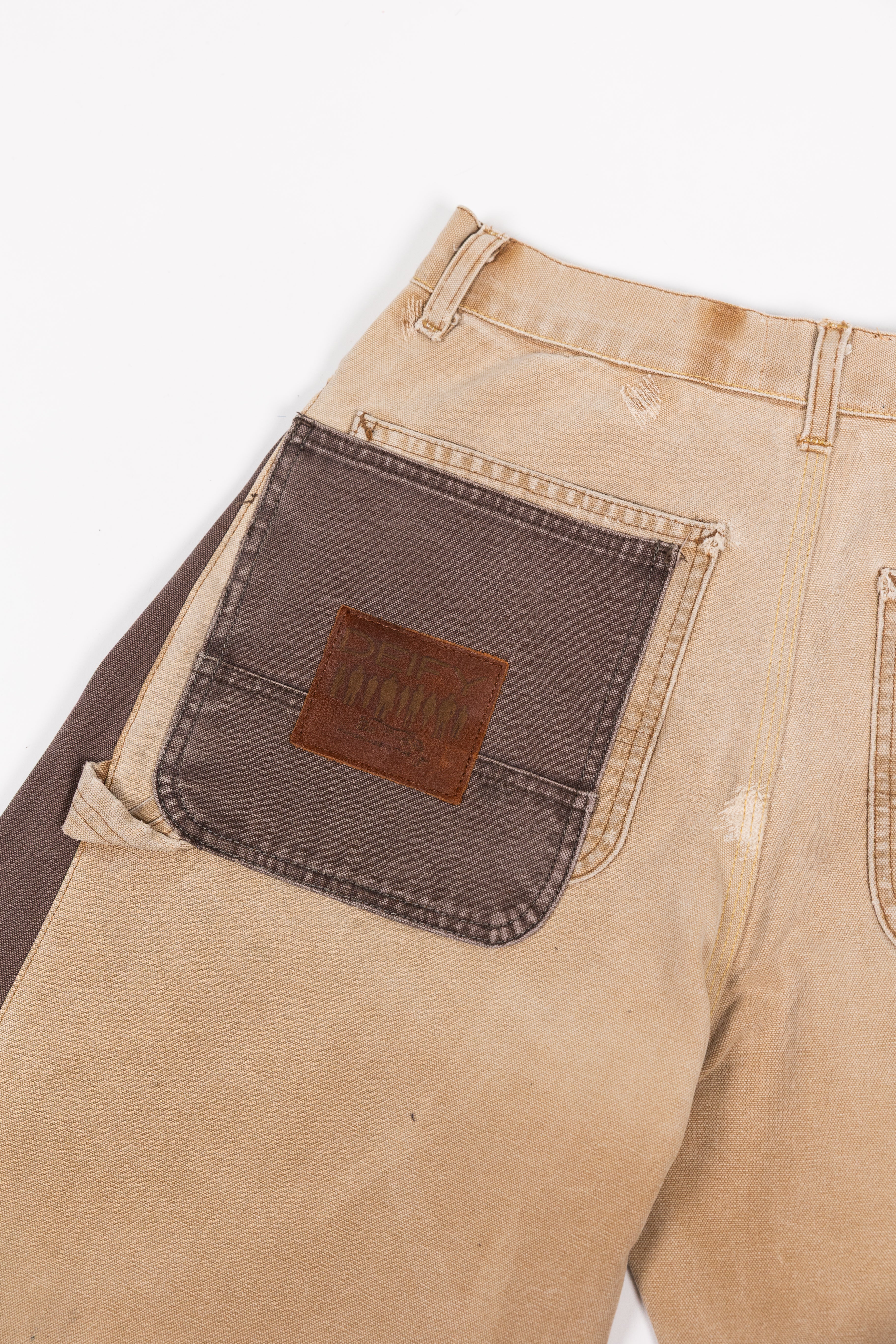 *Deify Double Knee Flare Shorts