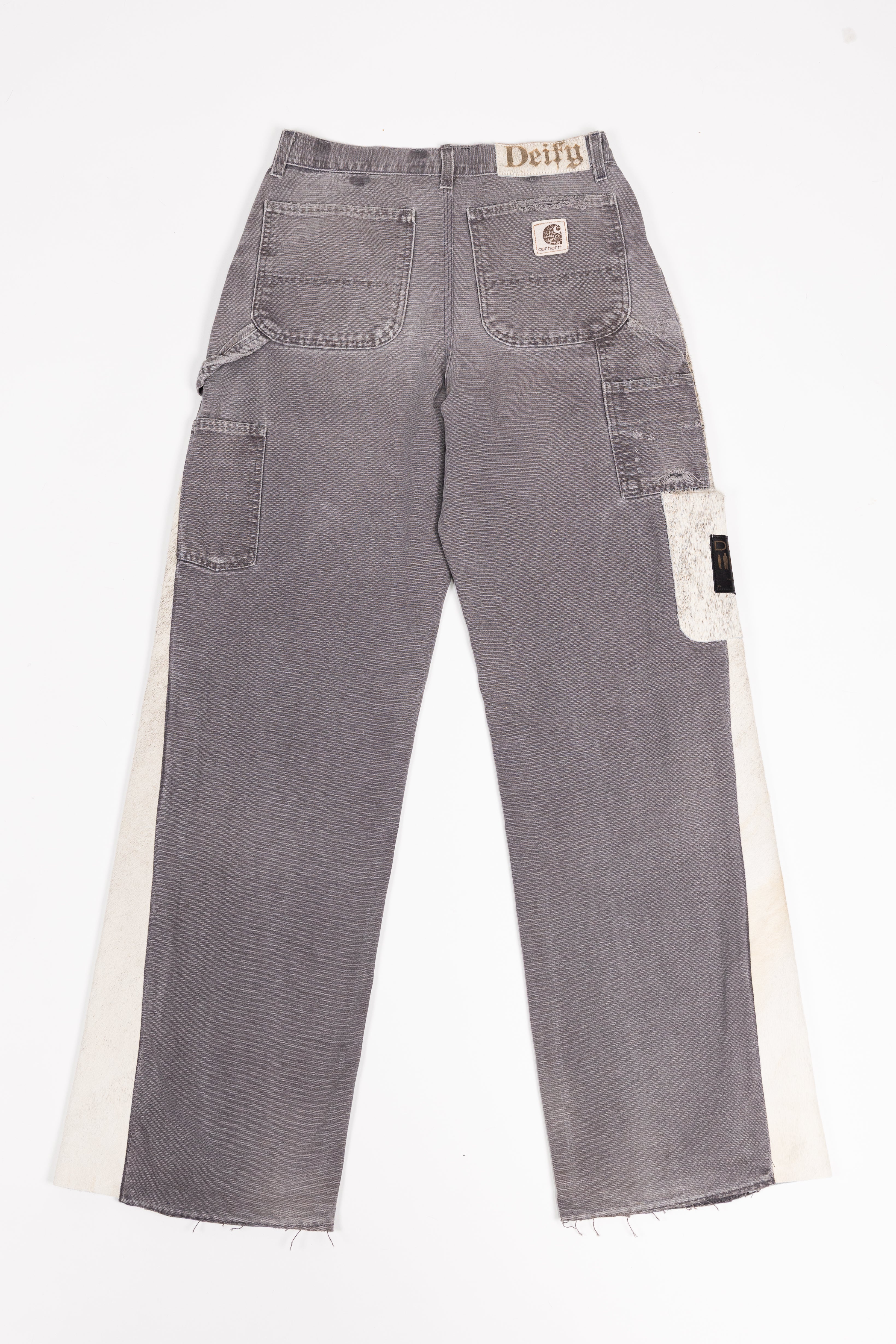*Deify Cowhide Flare Carpenter Pants