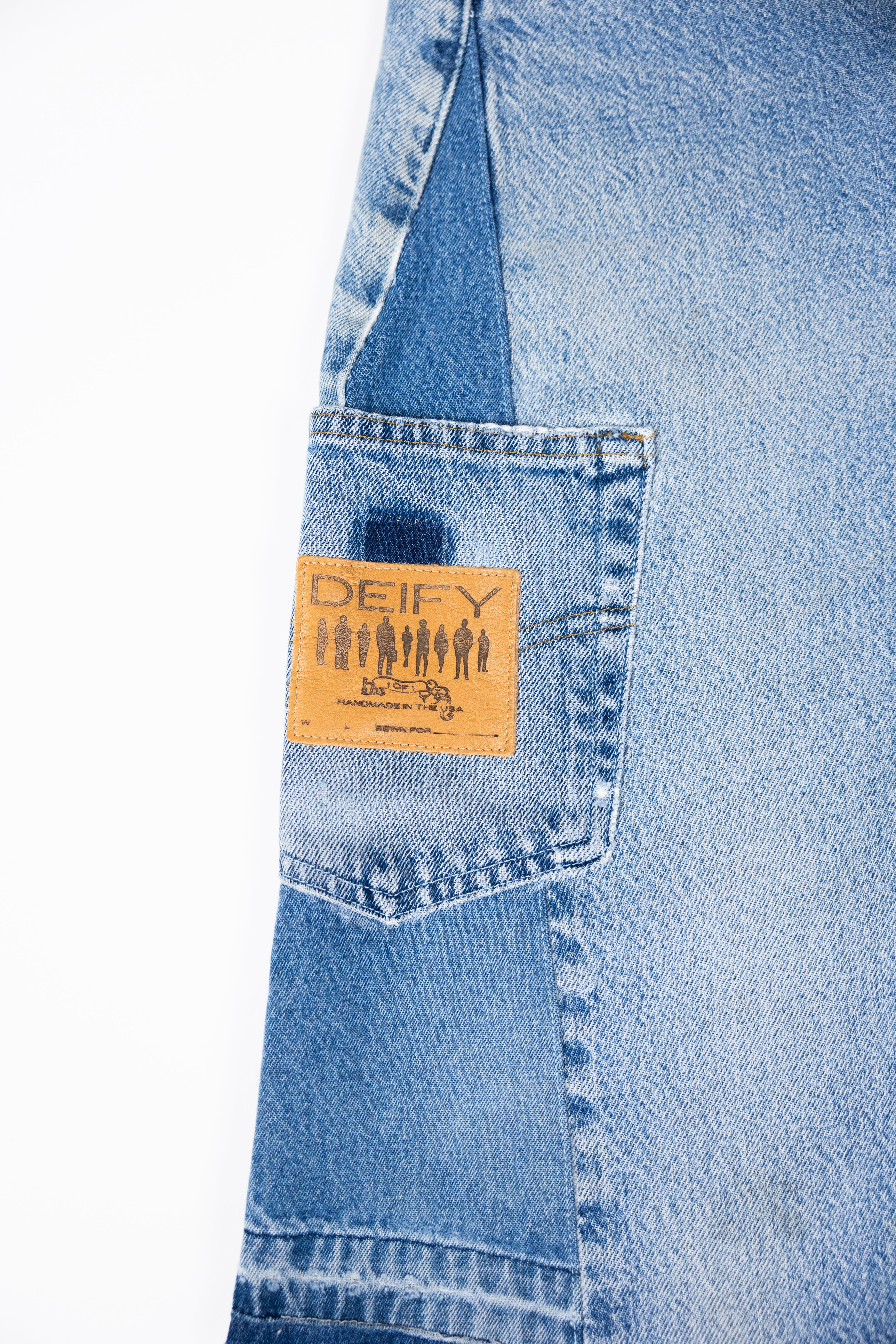 *Deify Double Waist Flare Shorts