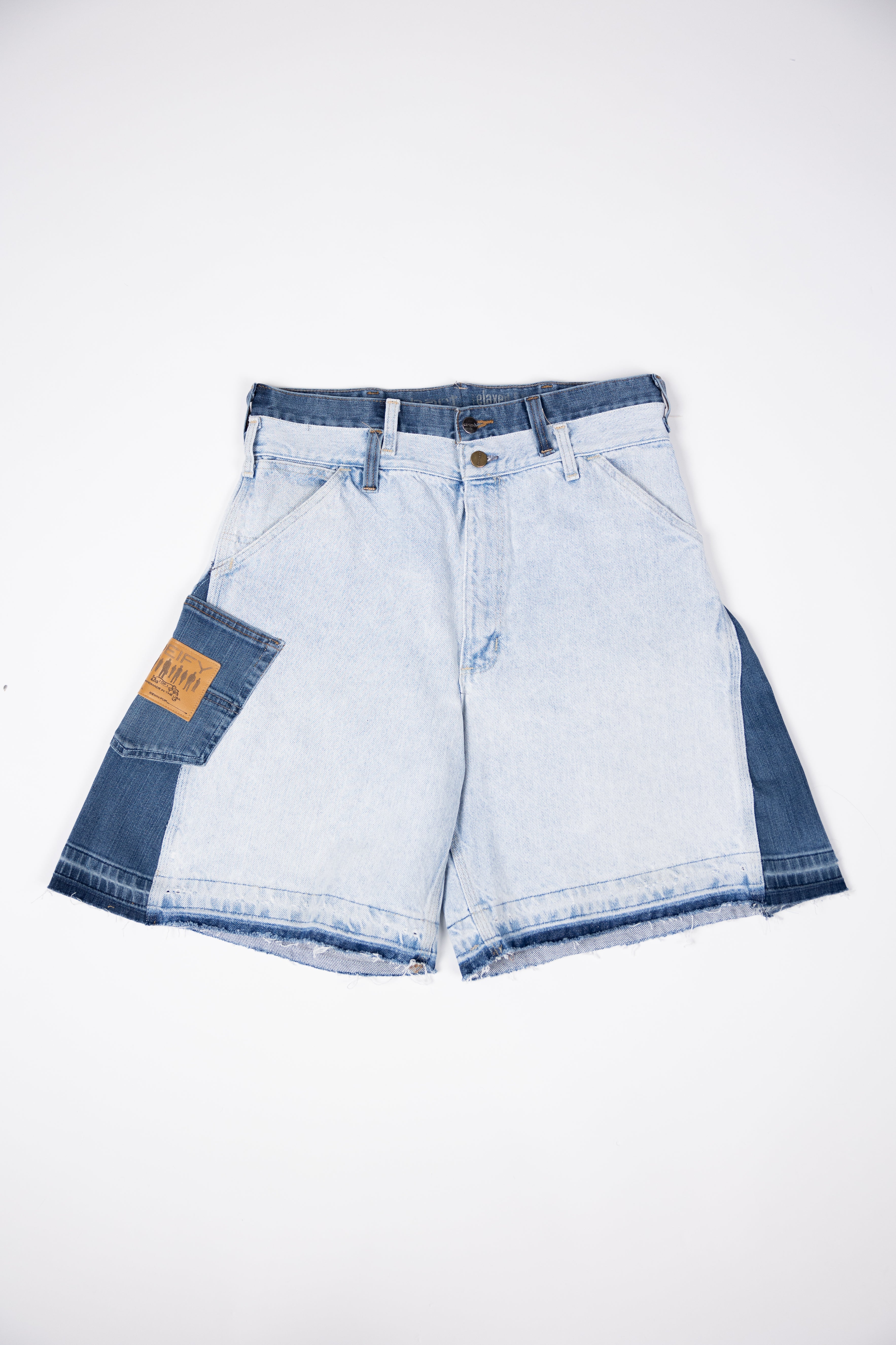 Deify Double Waist Flare Shorts