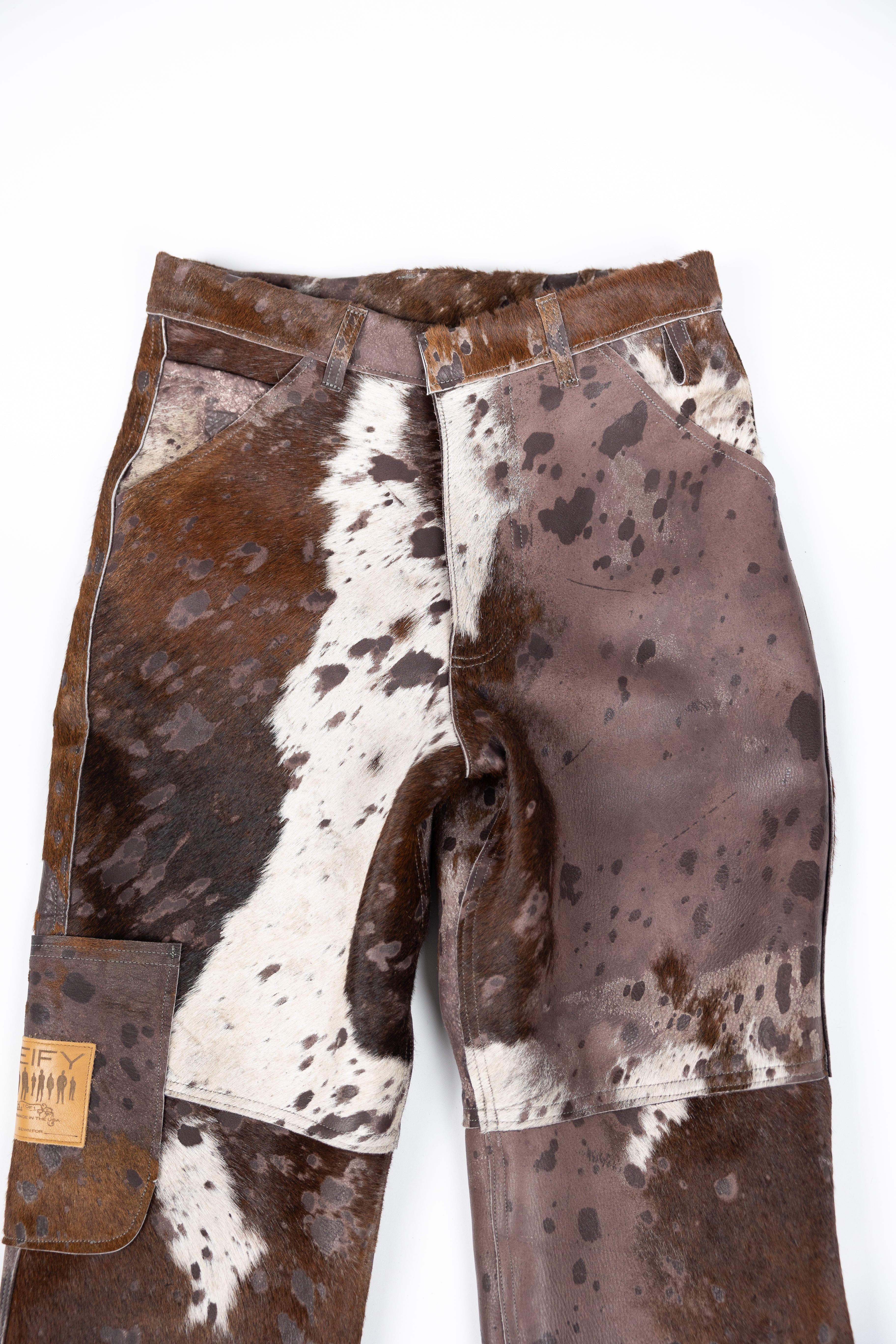 *Deify Cowhide Pants