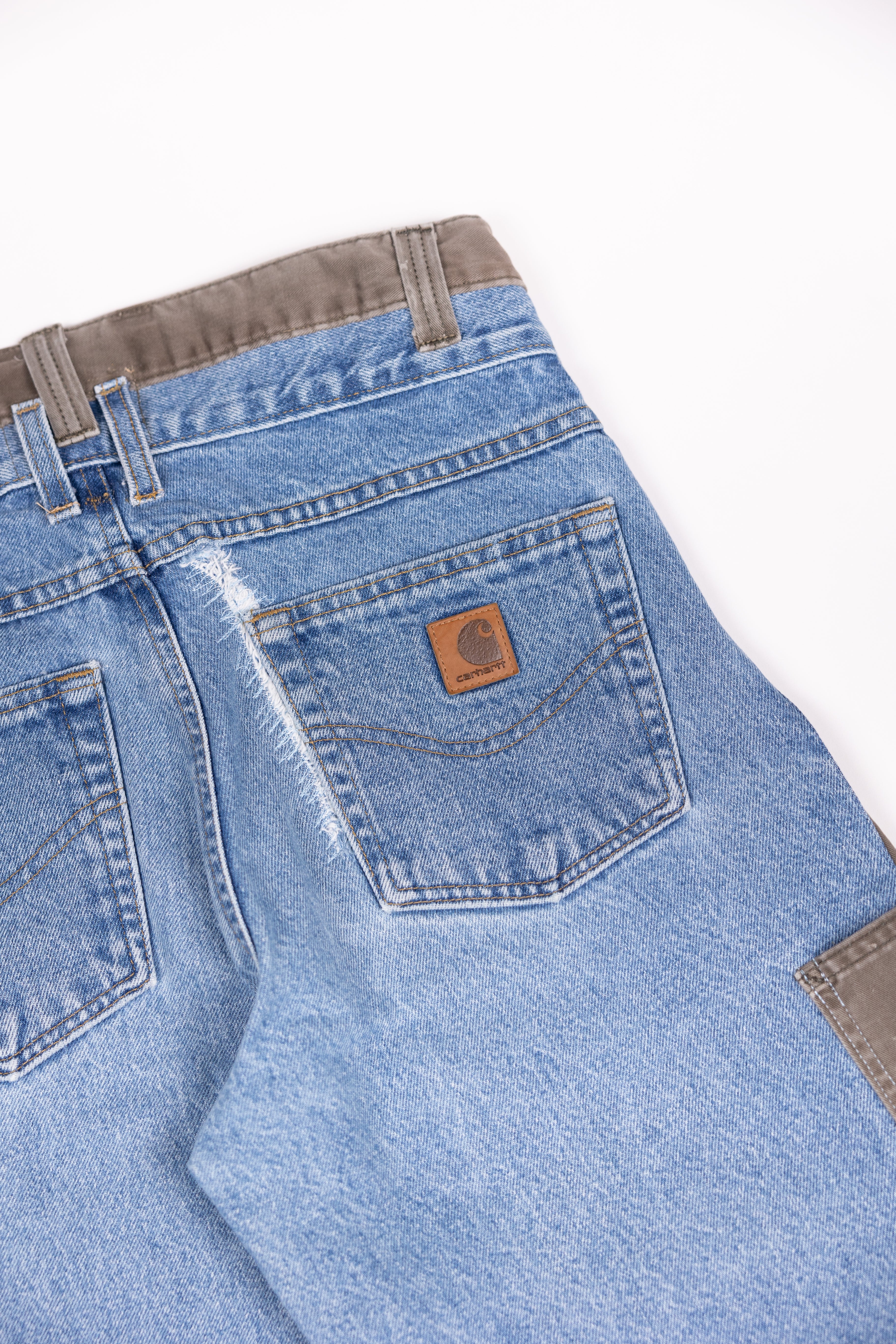 *Deify Double Waist Flare Shorts