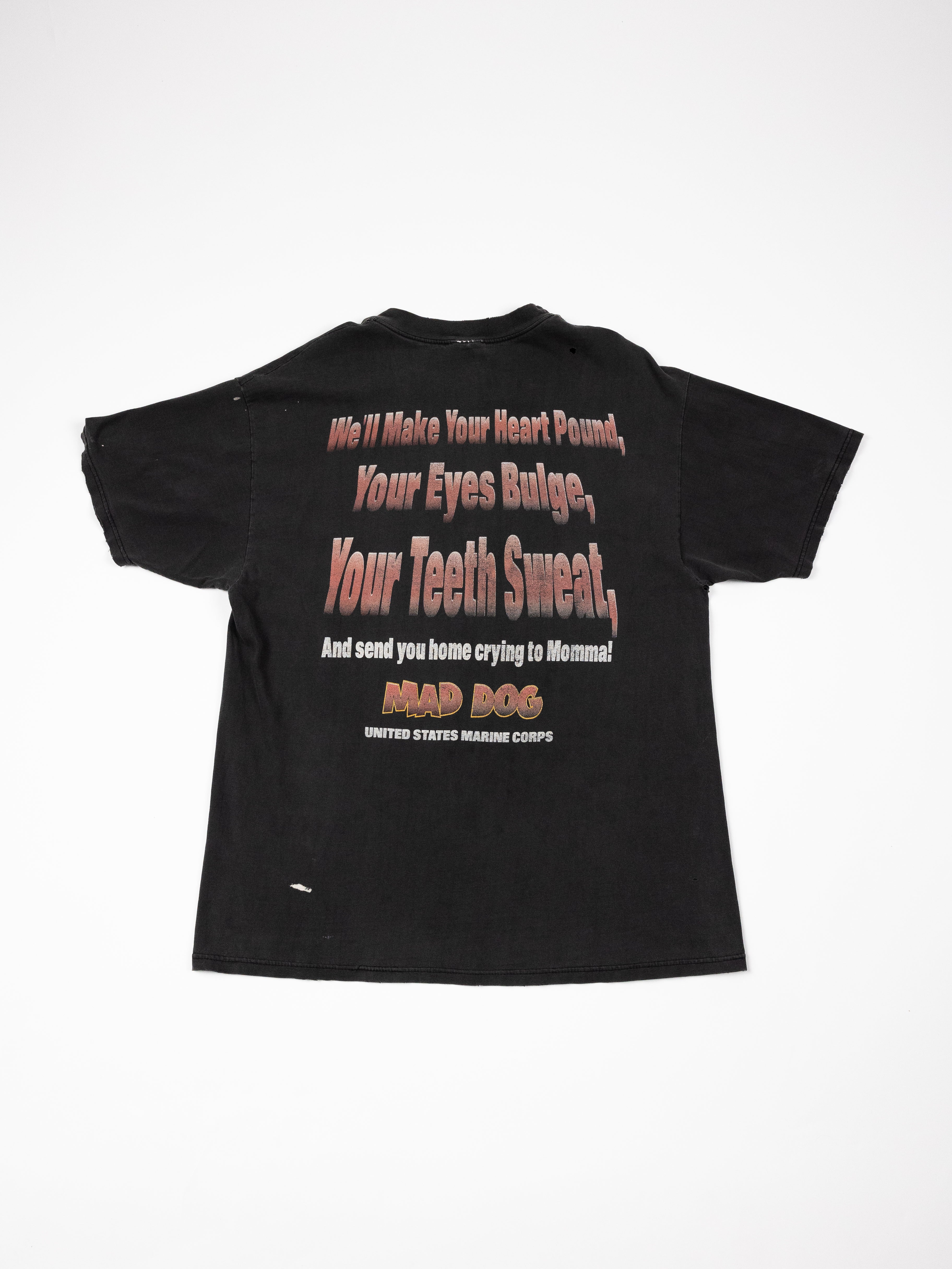 Mad Dog US Marine Corps Faded Tee