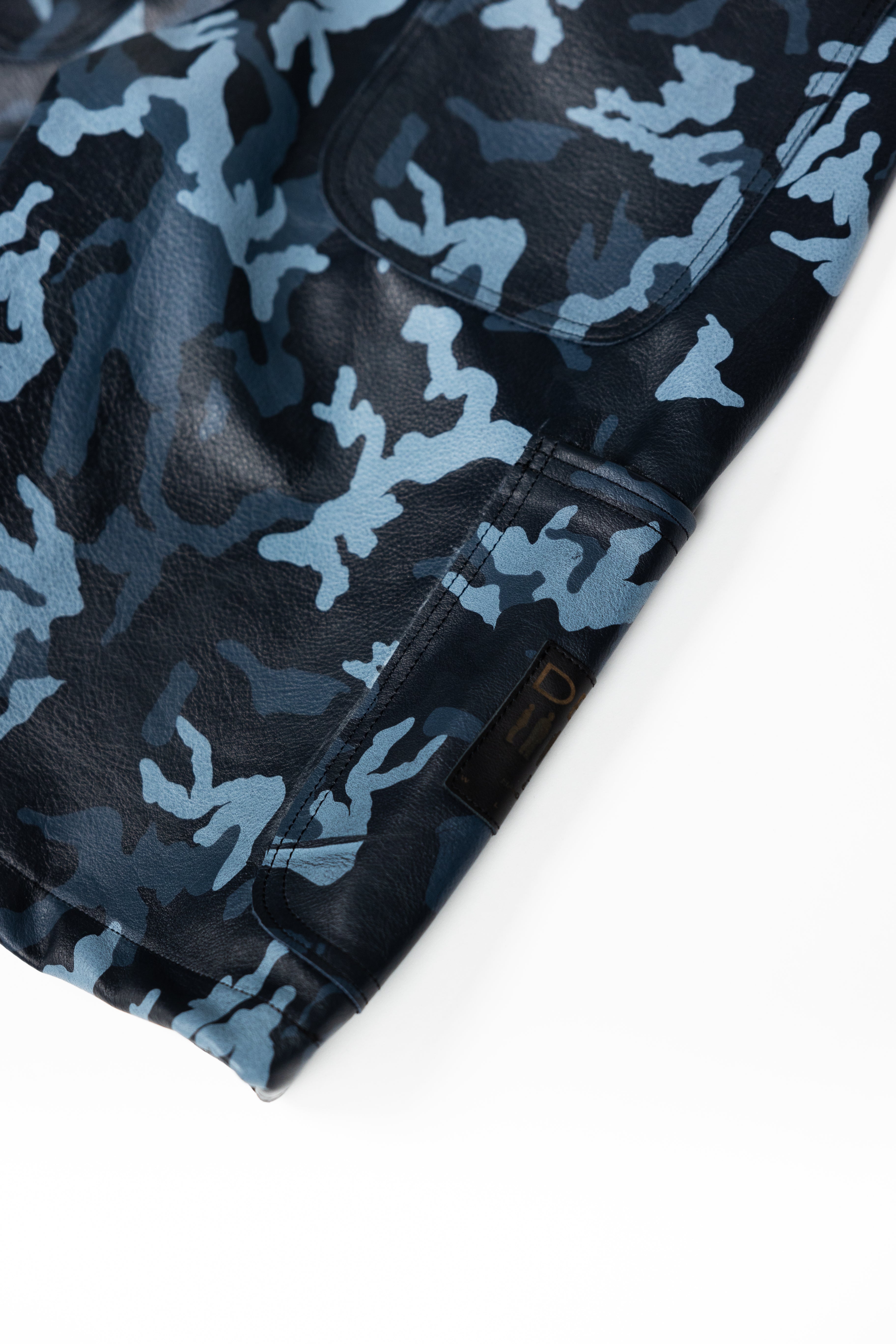 *Deify Camo Leather Shorts