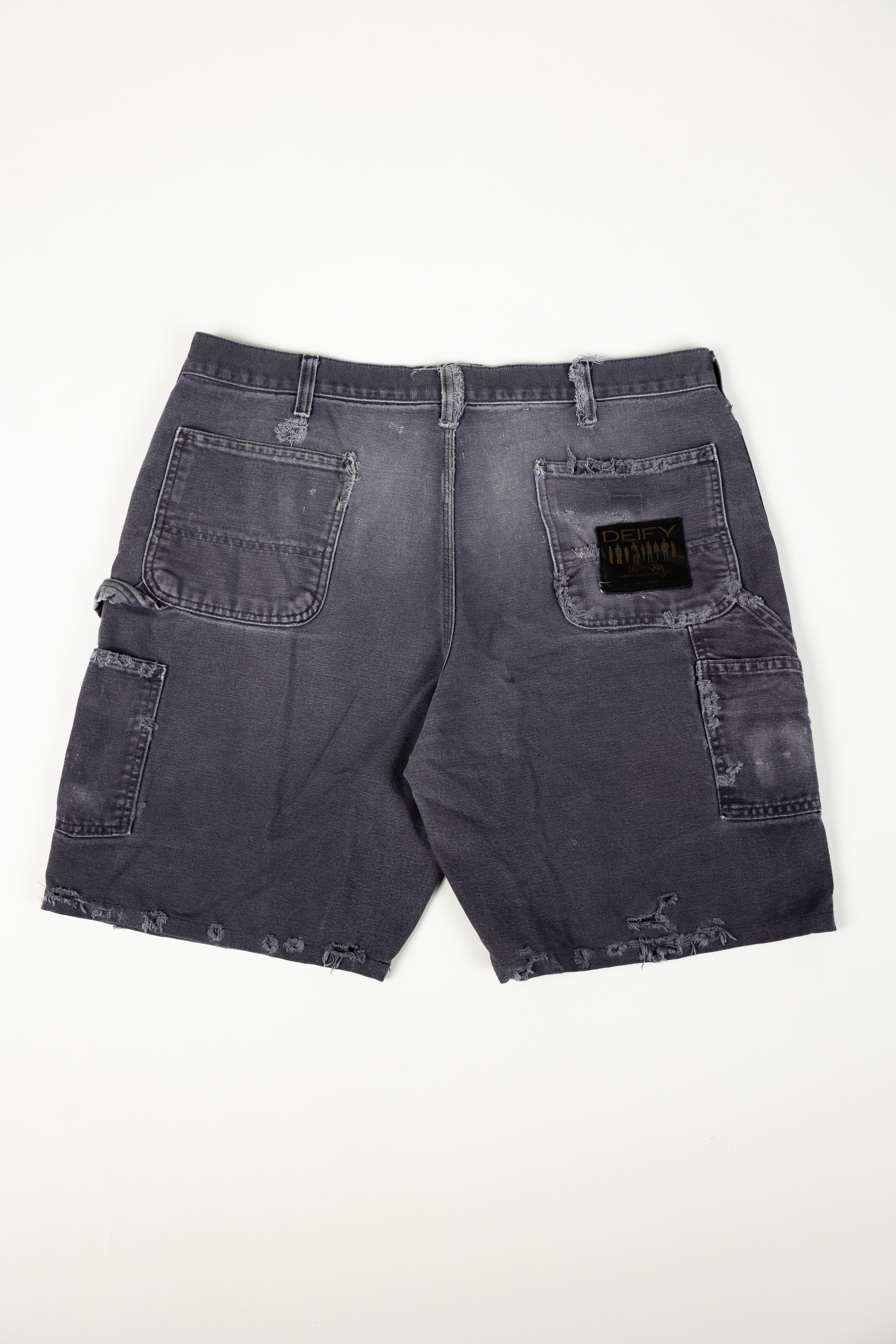 *Deify Distressed Carpenter Shorts