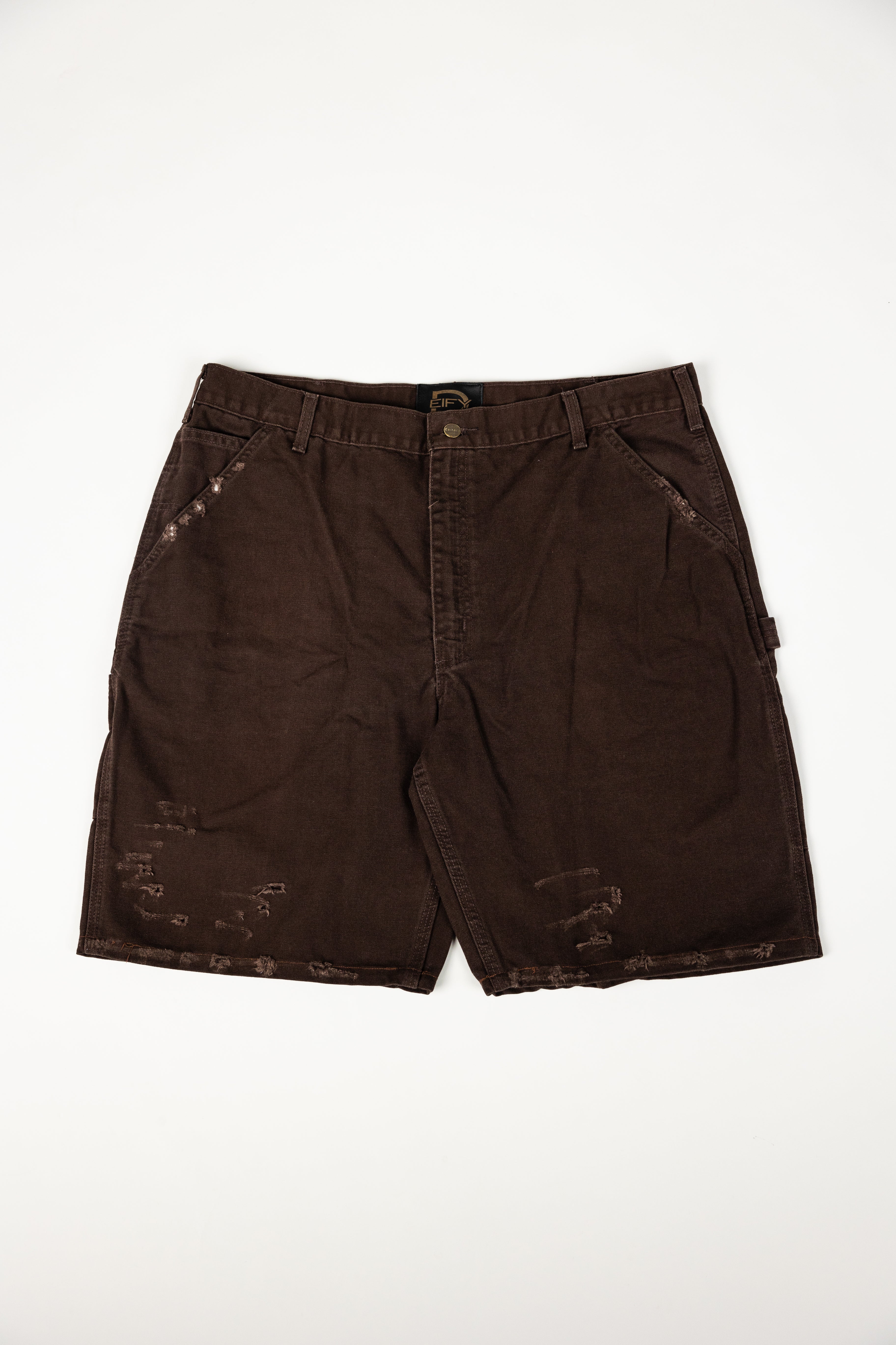 *Deify Distressed Carpenter Shorts
