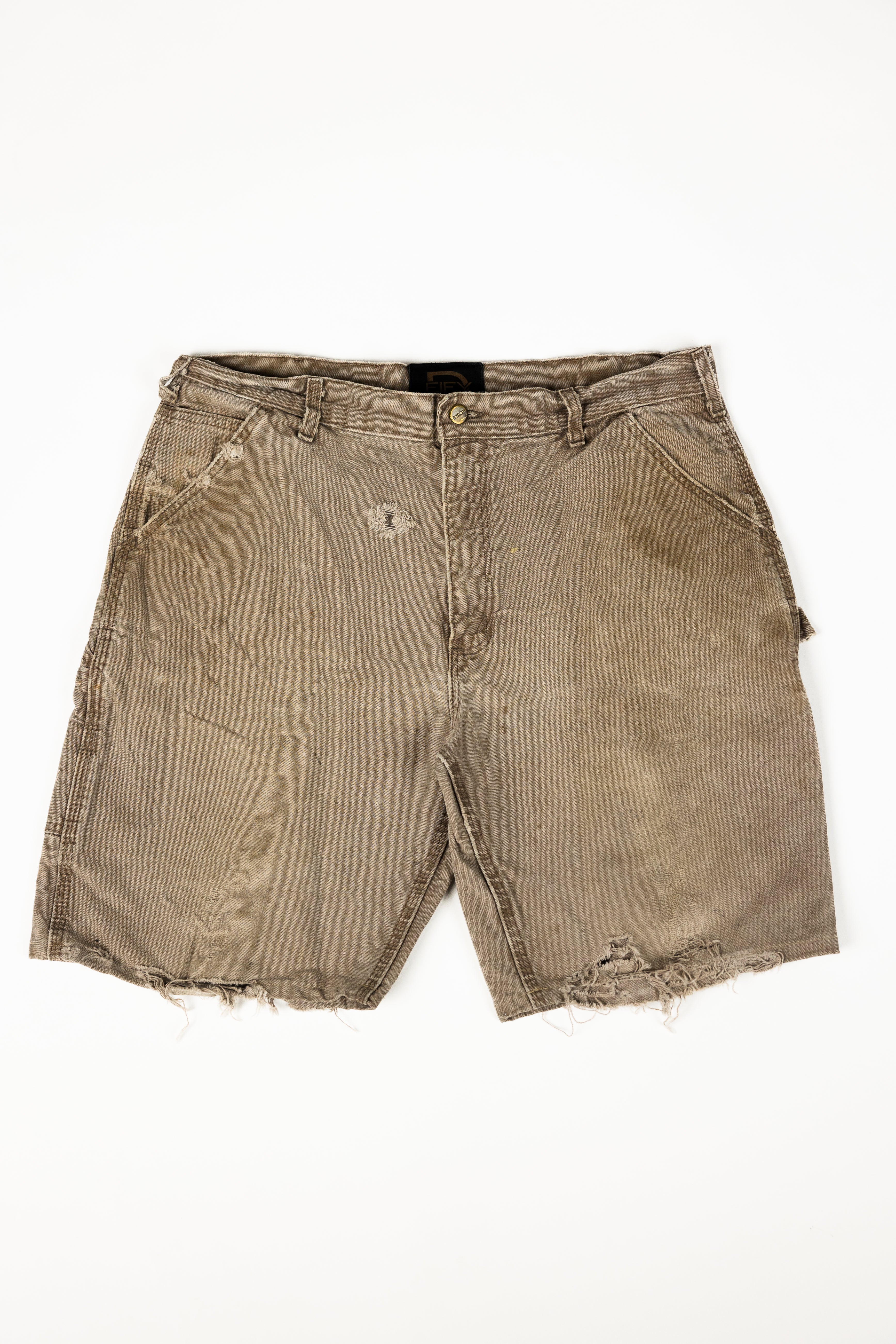 *Deify Distressed Carpenter Shorts