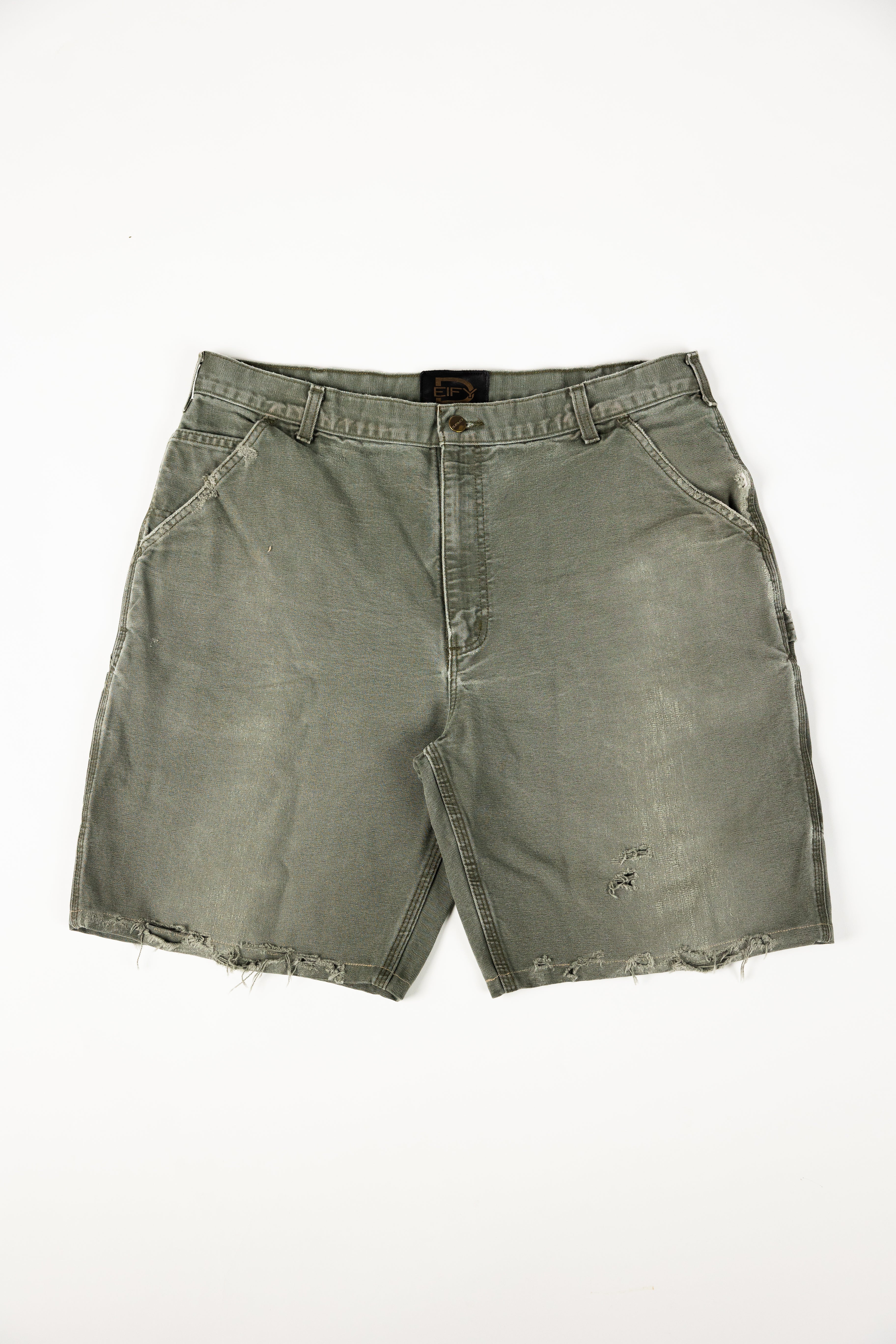 *Deify Distressed Carpenter Shorts