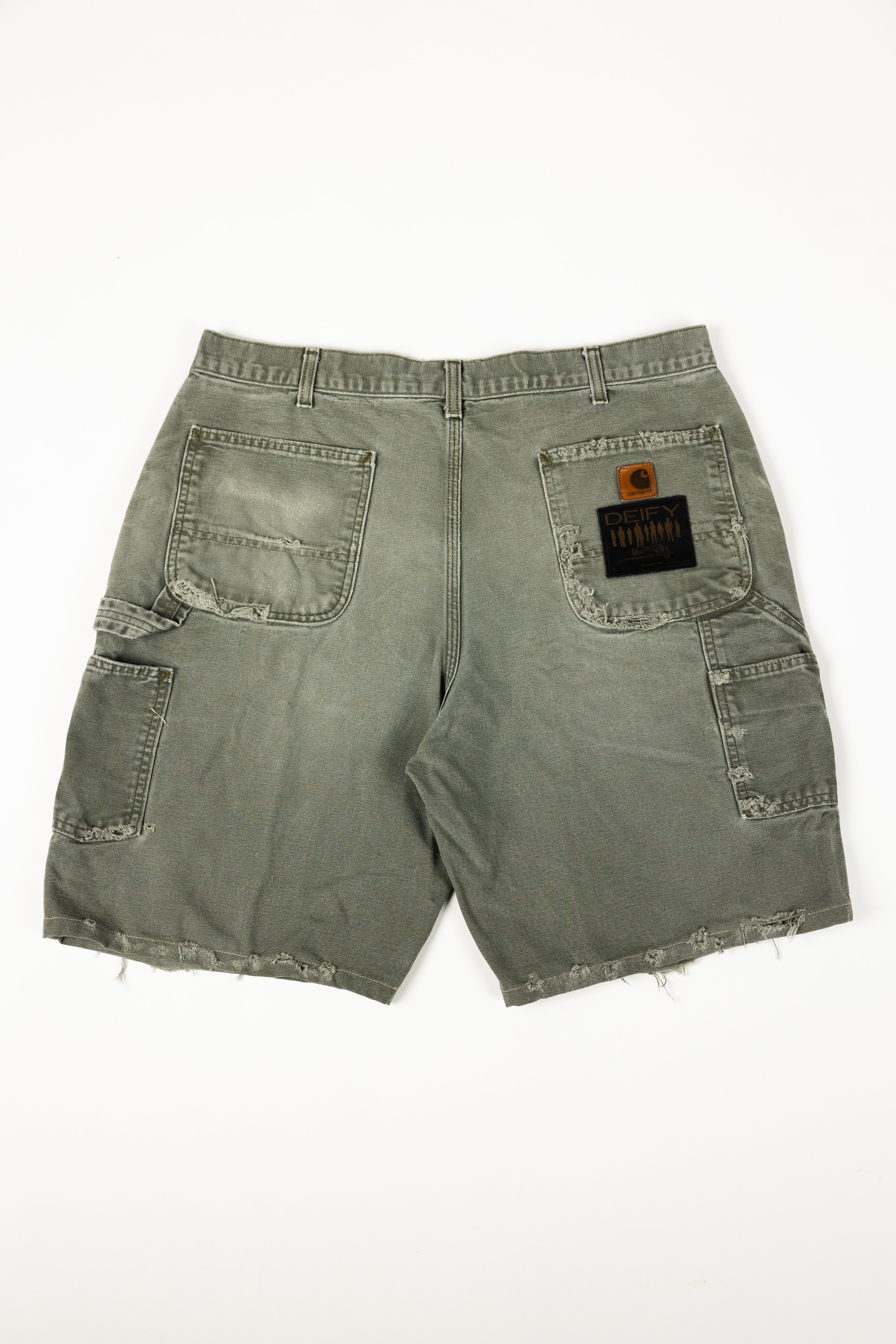 *Deify Distressed Carpenter Shorts