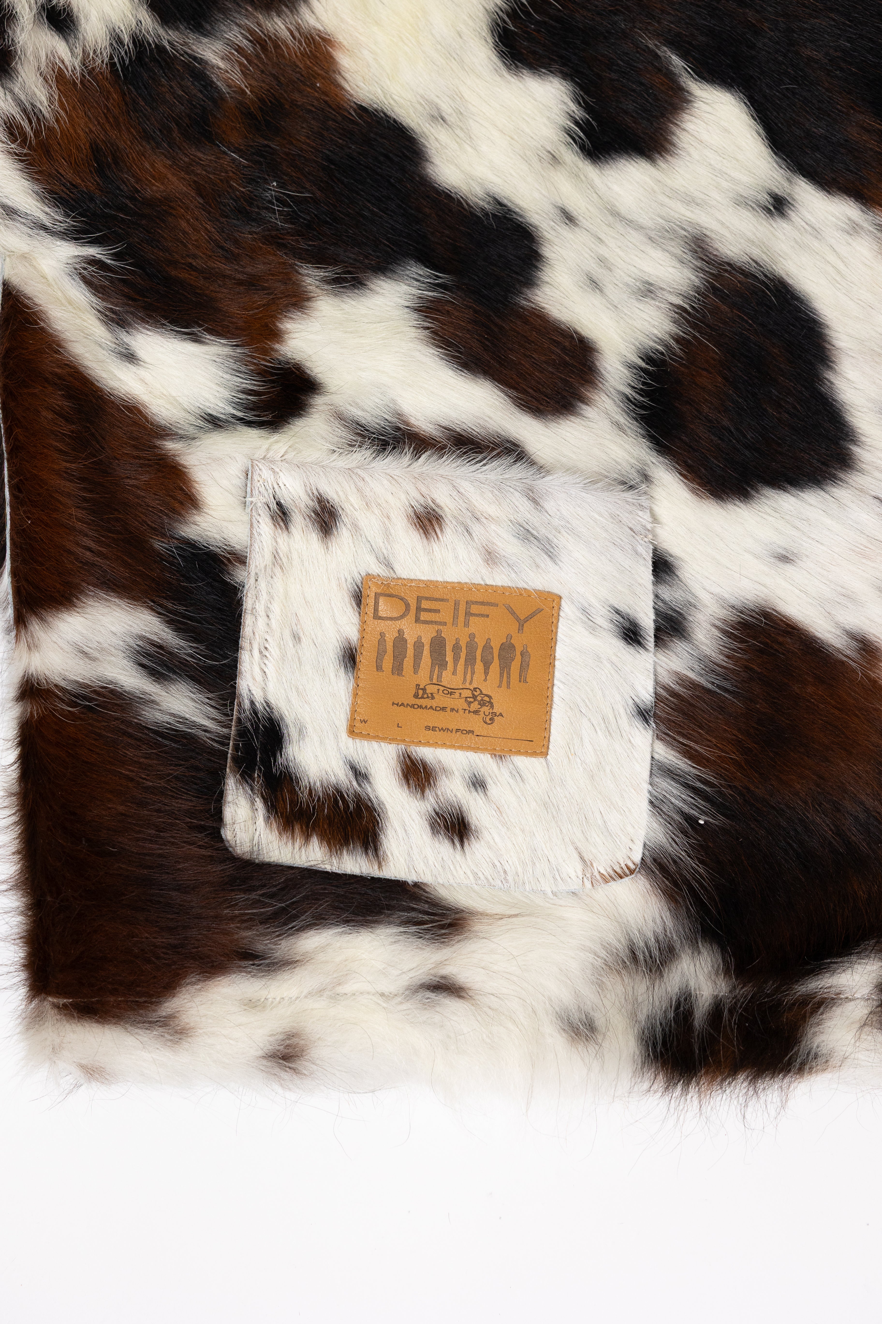 Deify Cowhide Hooded Jacket