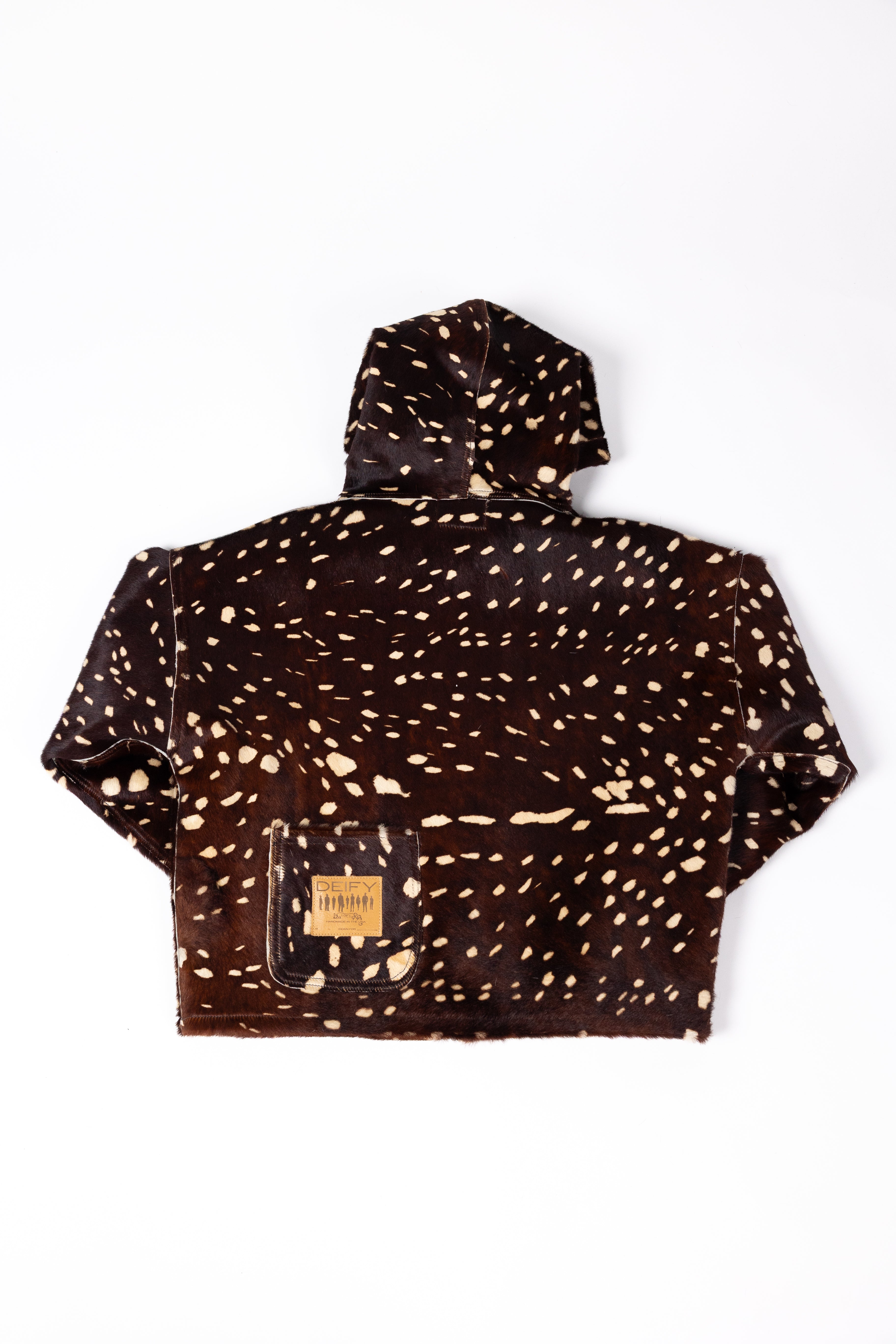 Deify Cowhide Zip Up Jacket