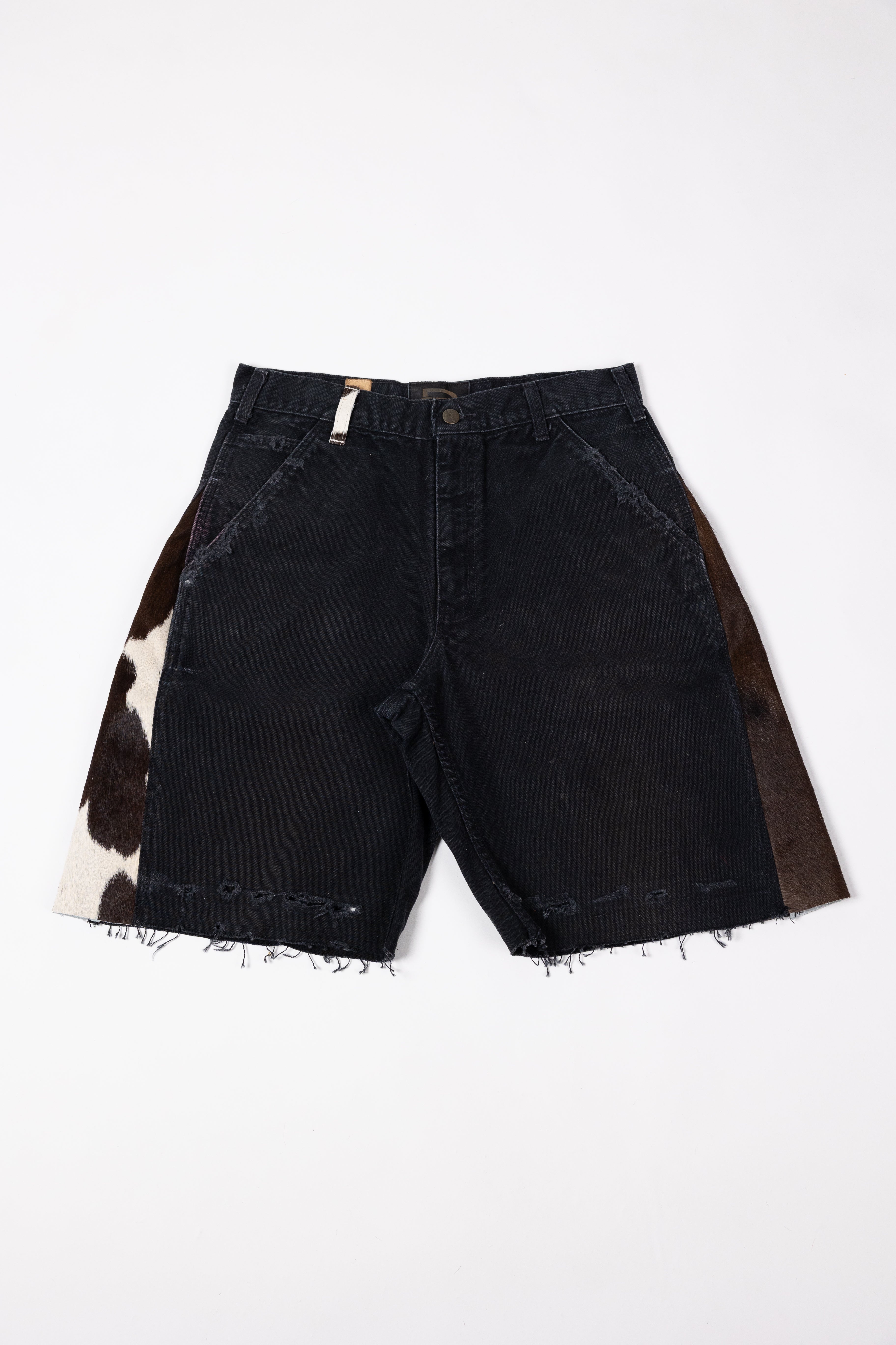 *Deify Cowhide Flare Carpenter Shorts