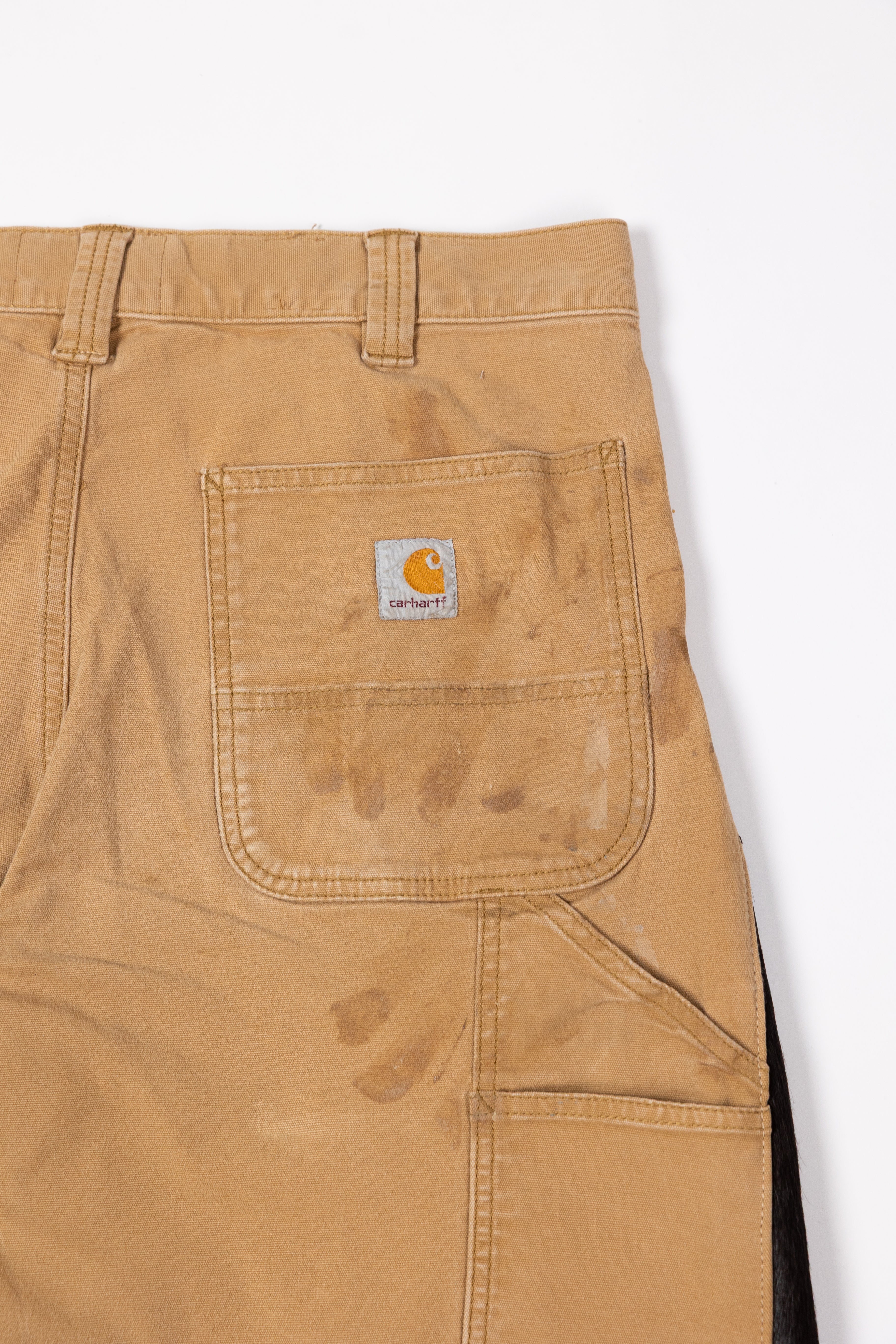 *Deify Cowhide Flare Carpenter Shorts