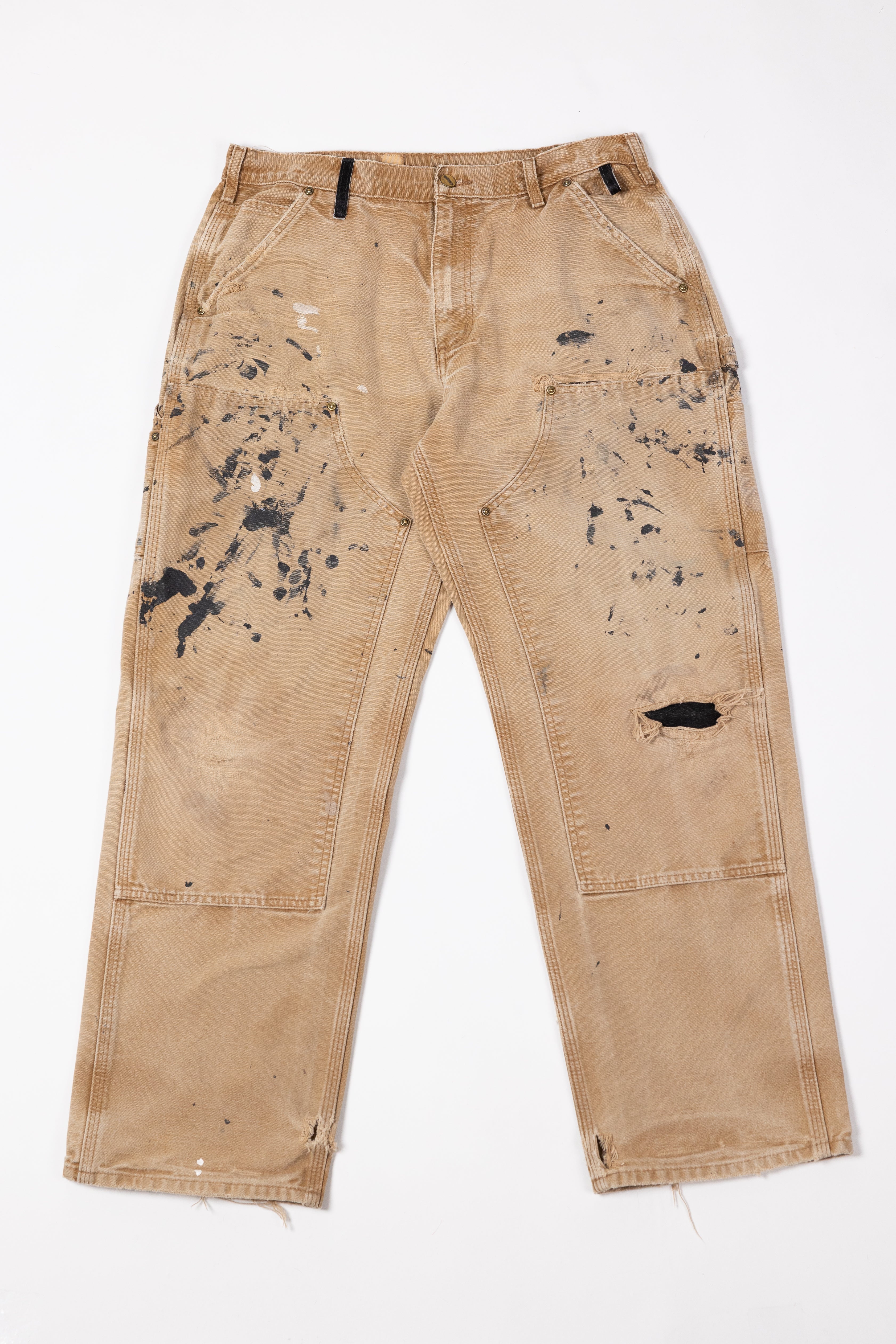 *Deify Cowhide Repair Carpenter Pants