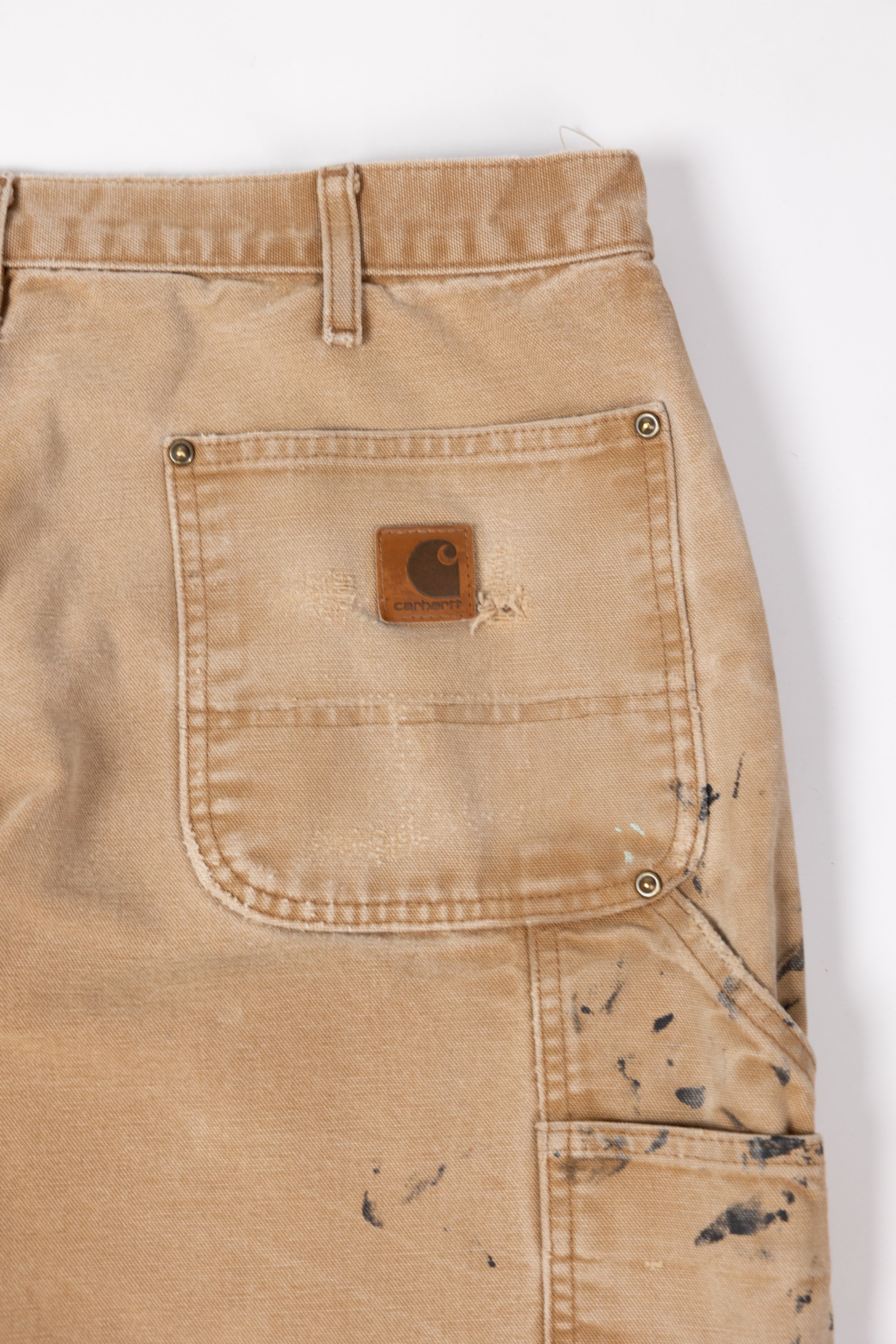 *Deify Cowhide Repair Carpenter Pants