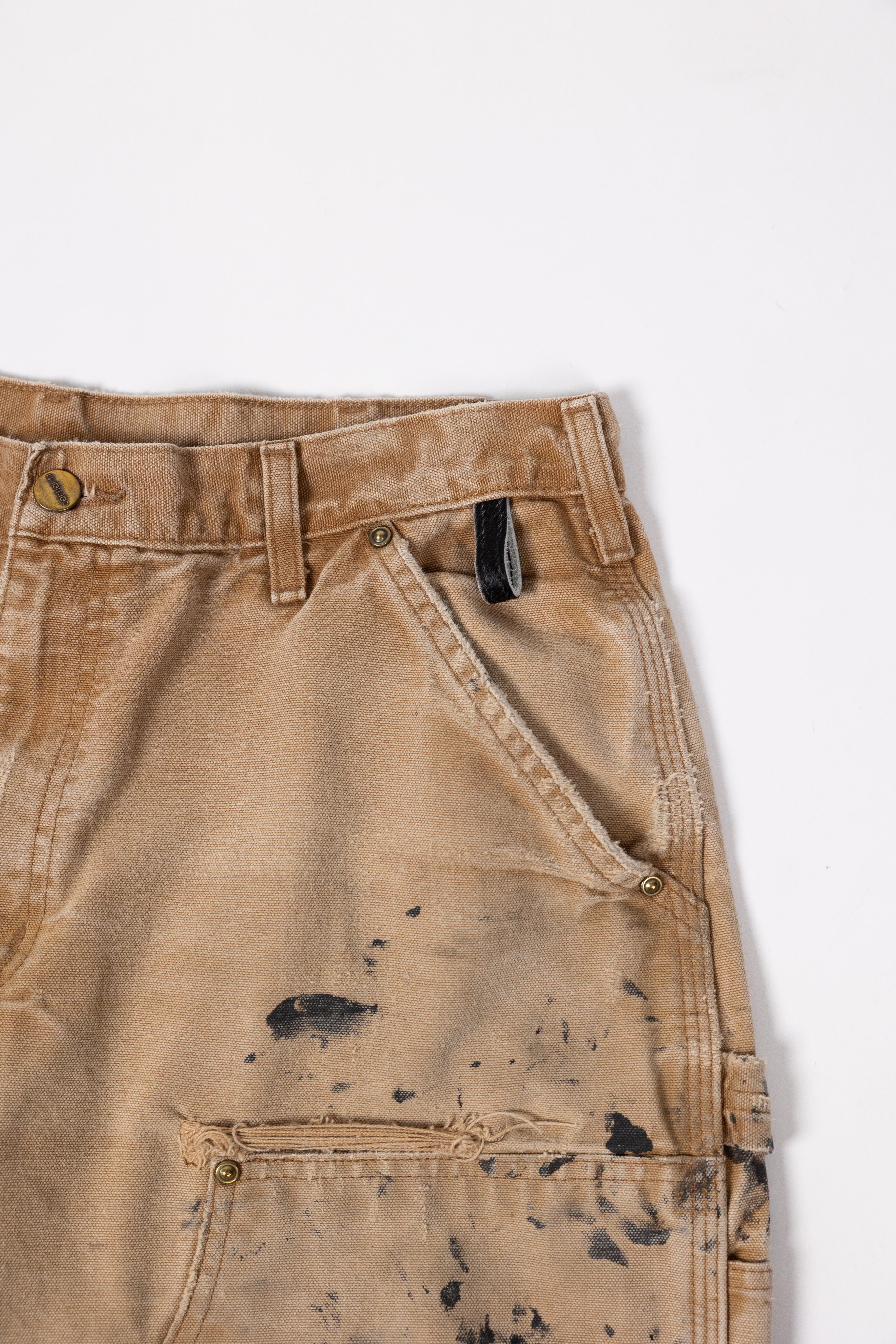 *Deify Cowhide Repair Carpenter Pants