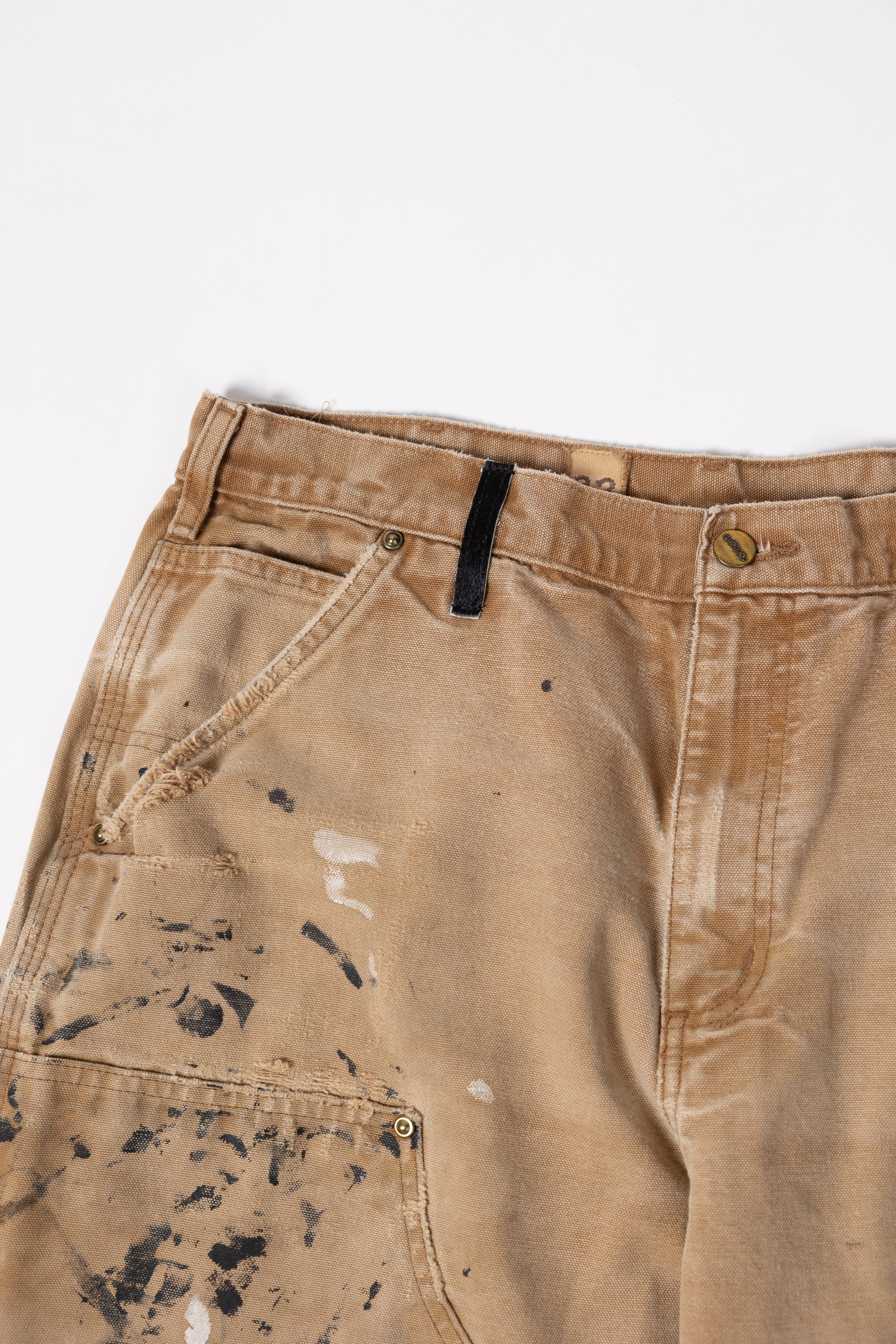 *Deify Cowhide Repair Carpenter Pants