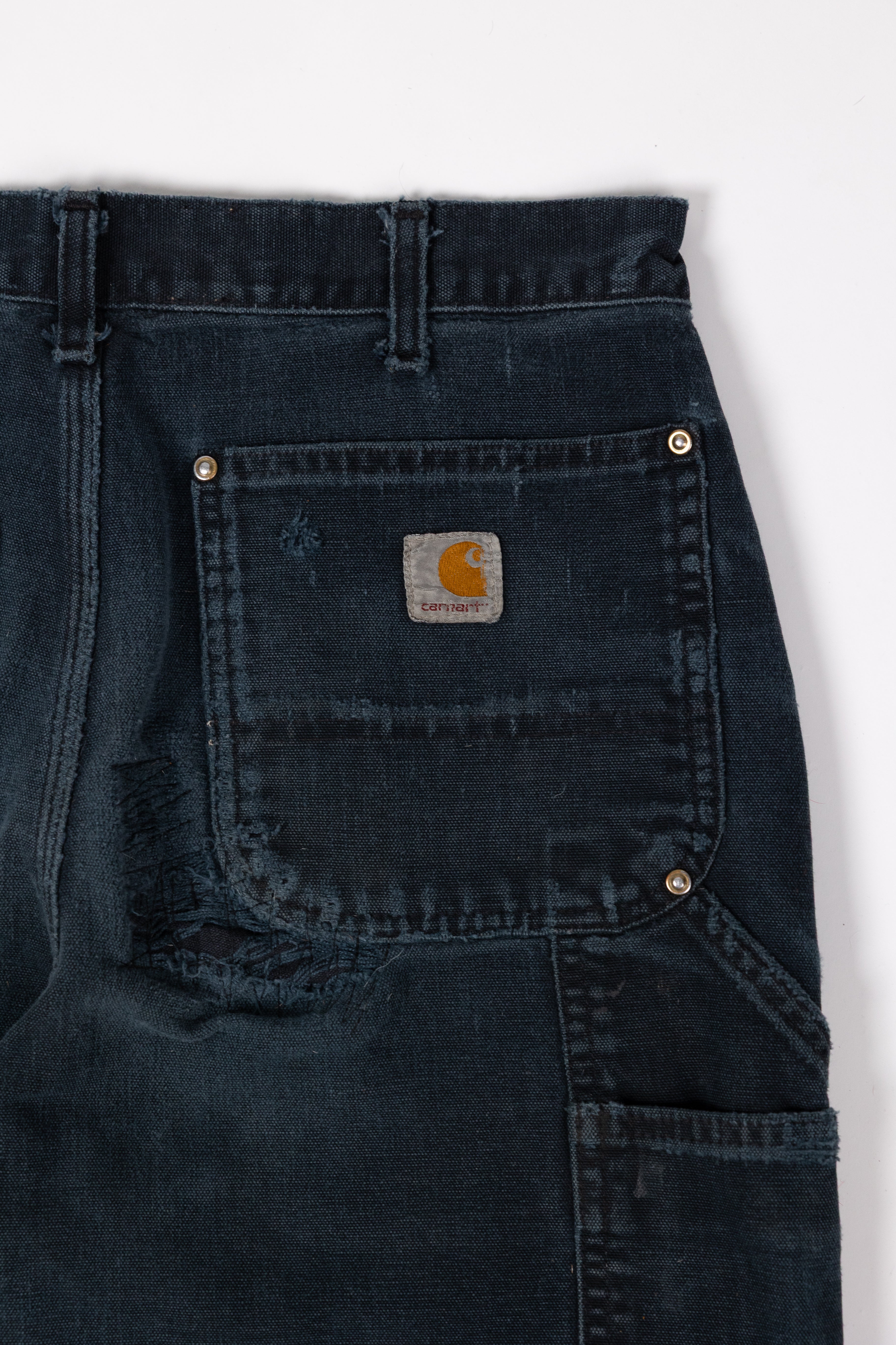 *Deify Cowhide Repair Carpenter Pants