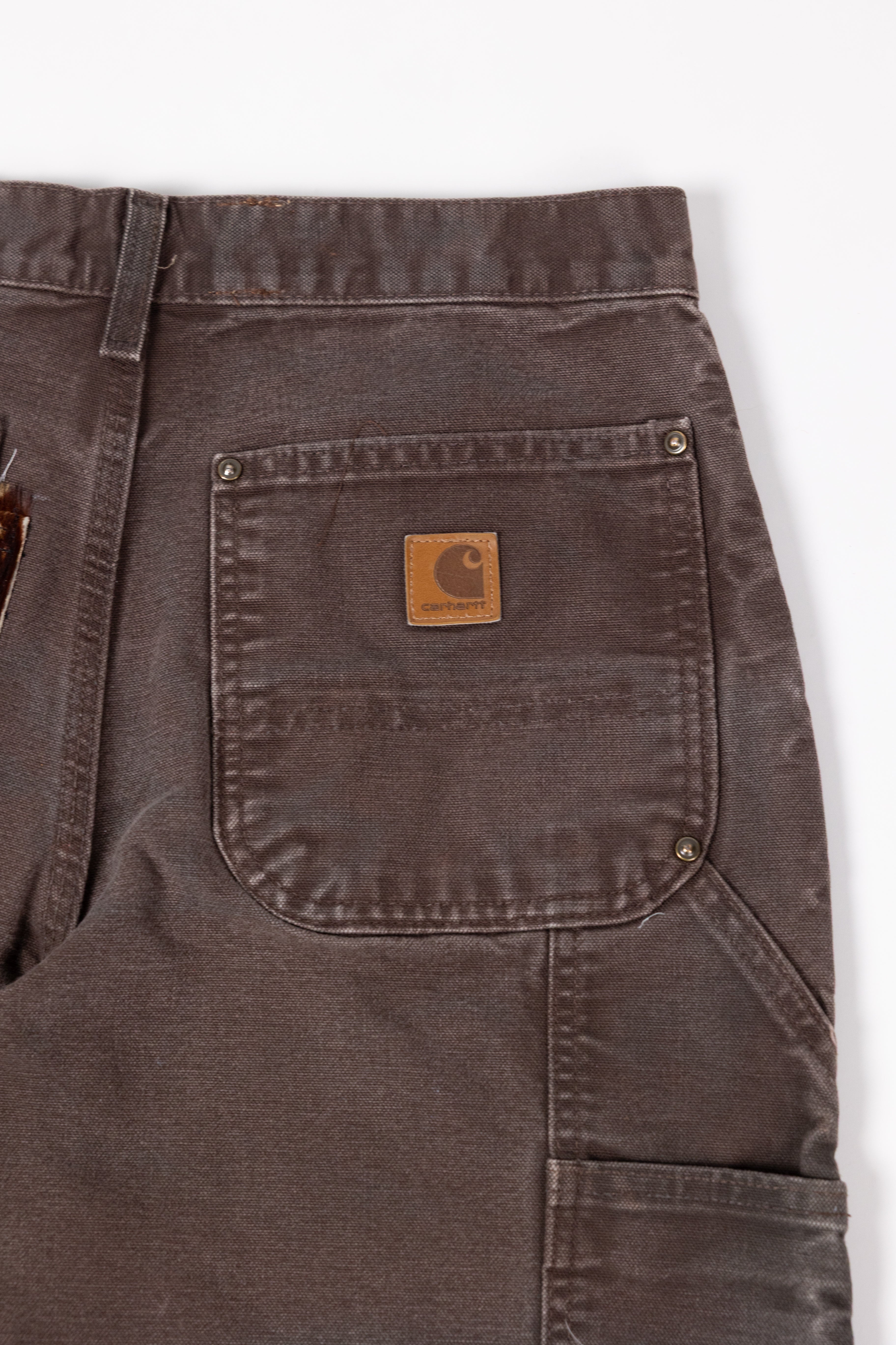 *Deify Cowhide Repair Carpenter Pants