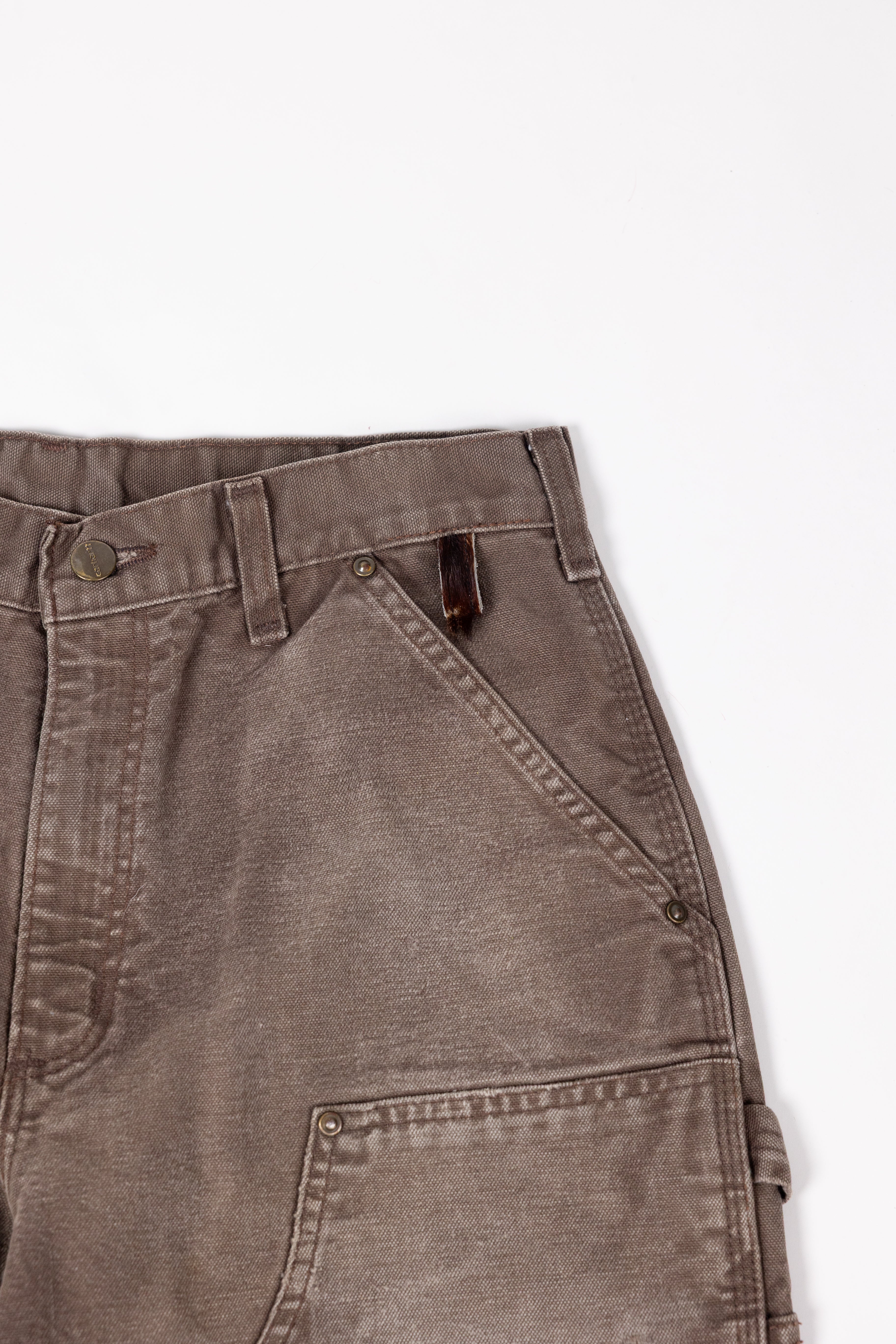 *Deify Cowhide Repair Carpenter Pants