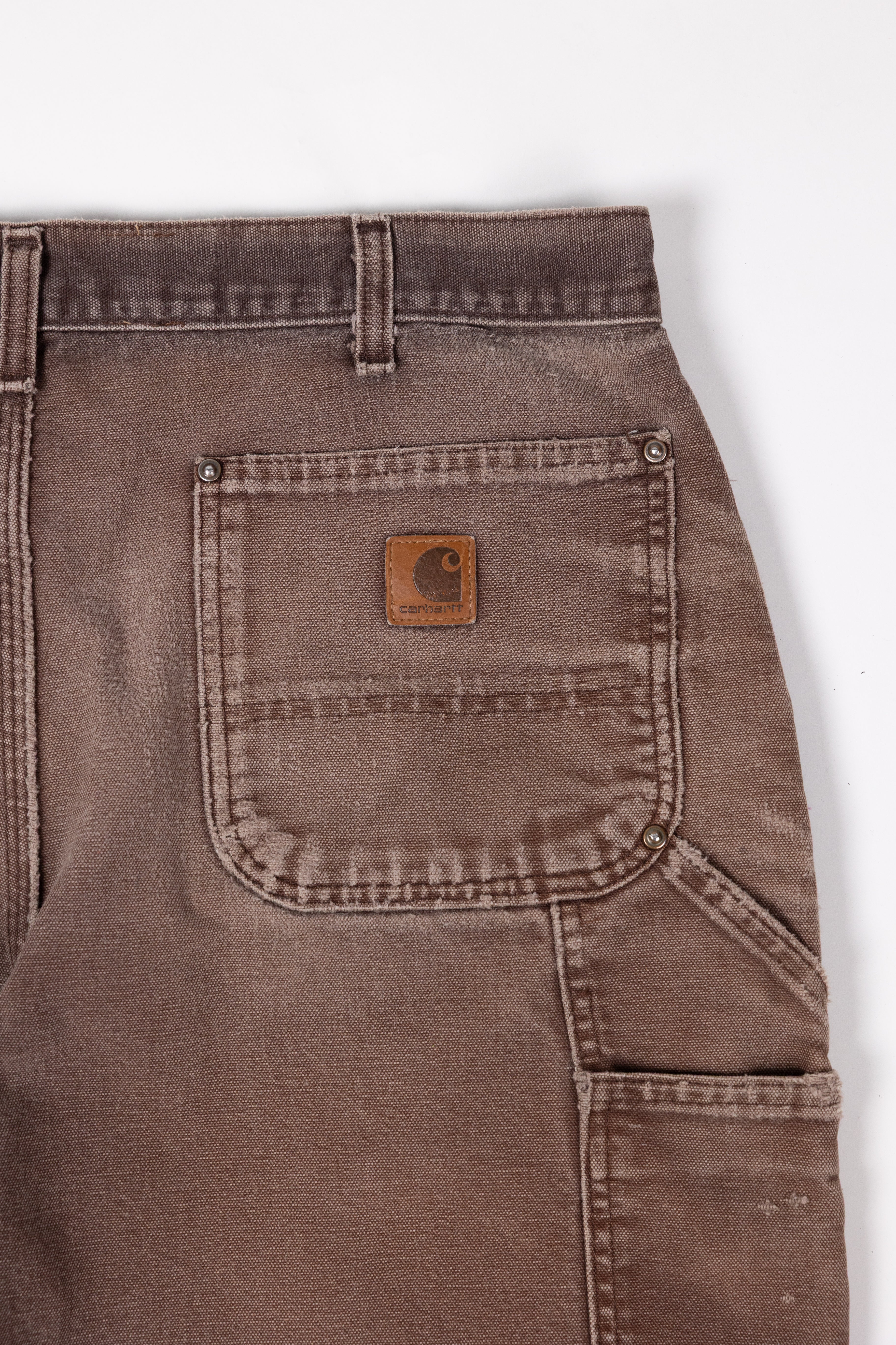 *Deify Cowhide Repair Carpenter Pants