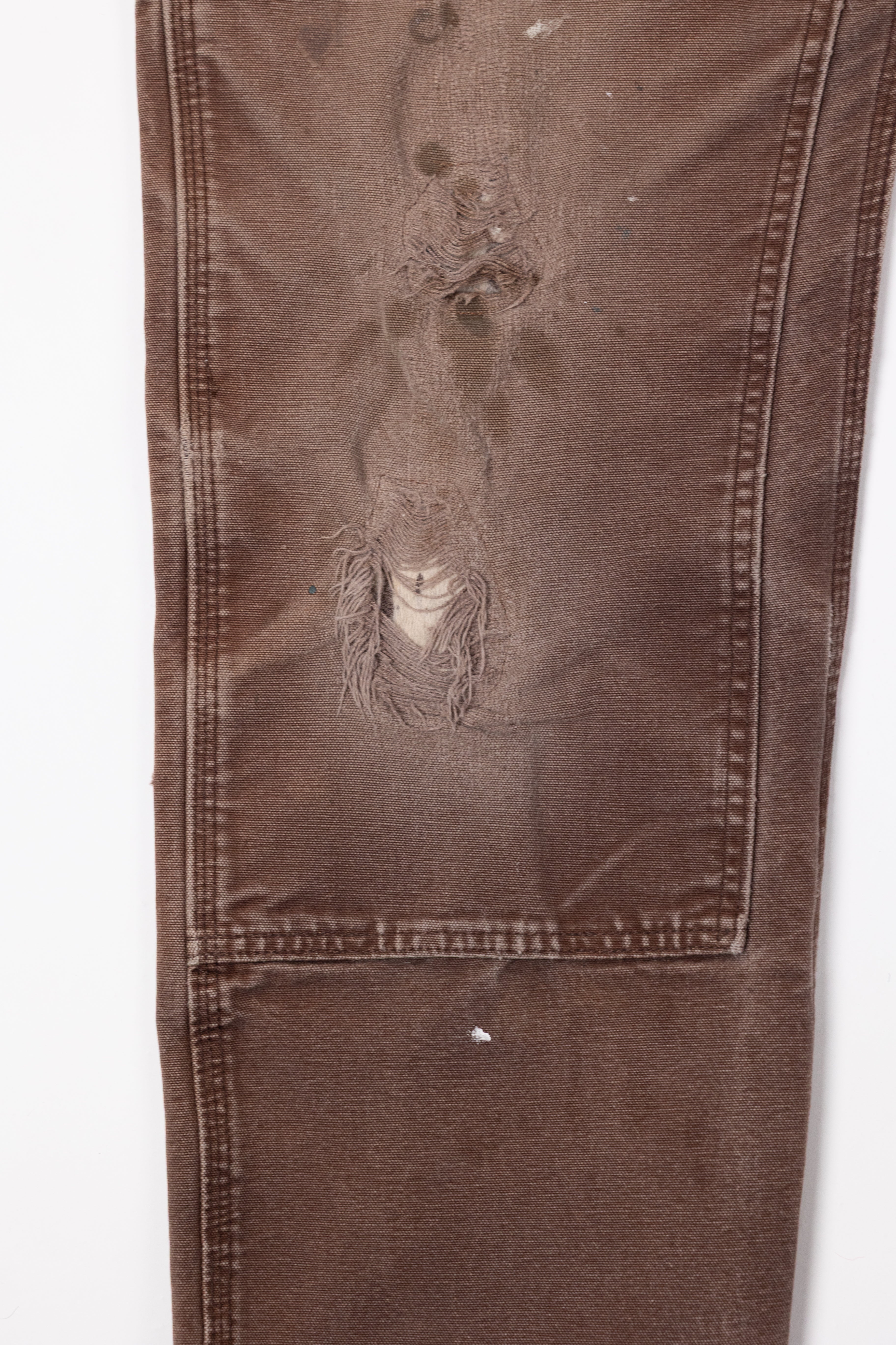 *Deify Cowhide Repair Carpenter Pants