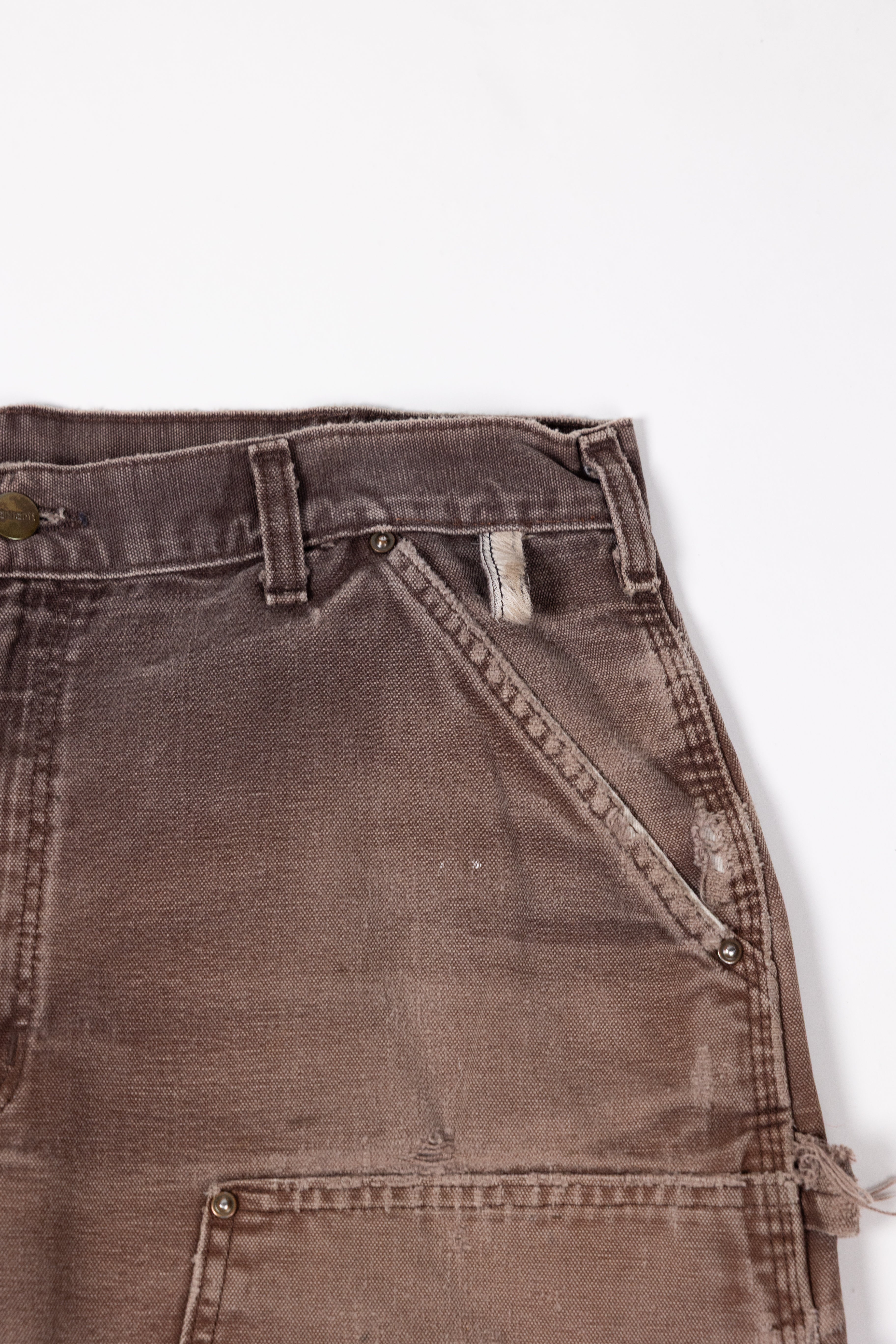 *Deify Cowhide Repair Carpenter Pants