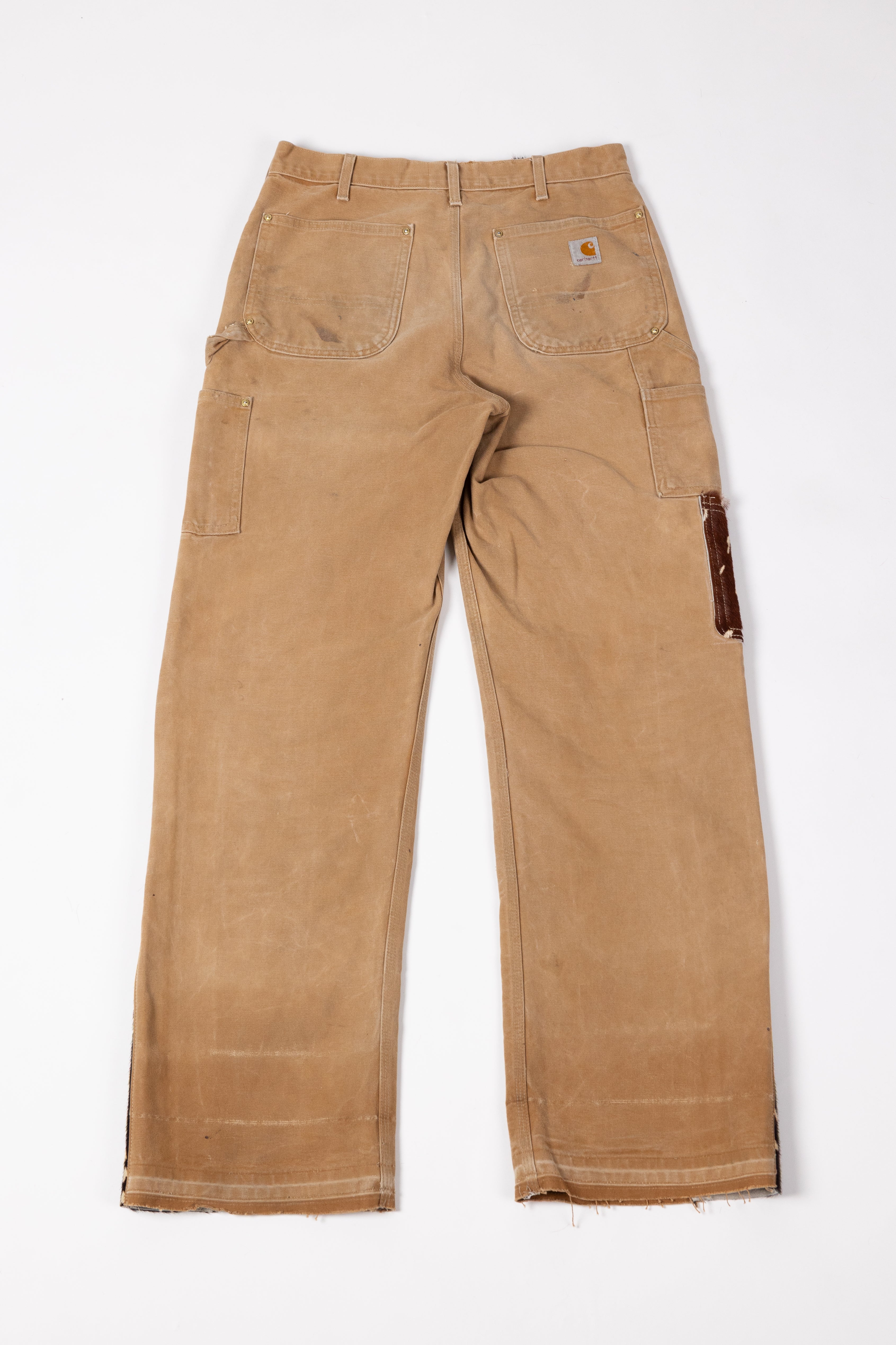 *Deify Cowhide Flare Carpenter Pants