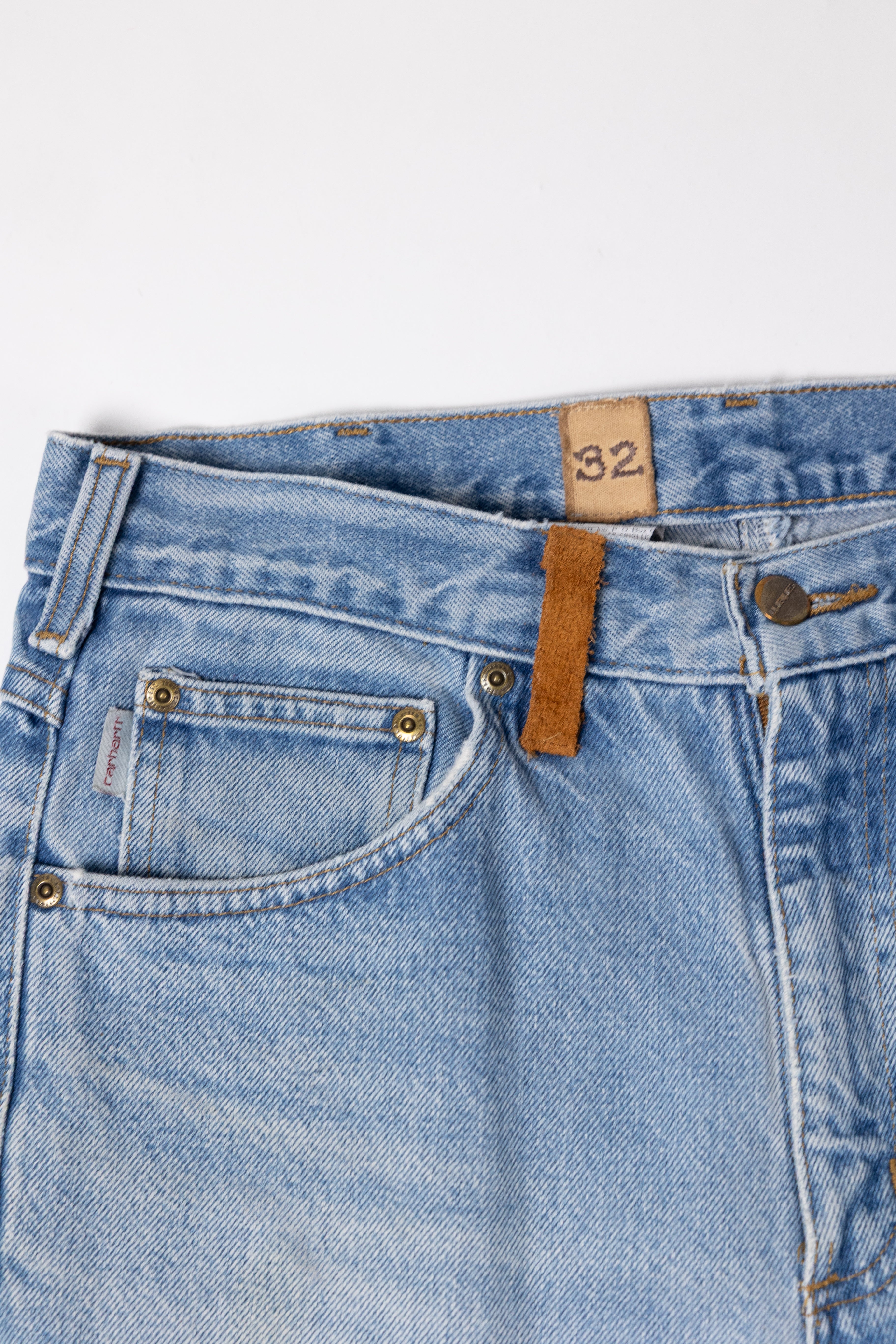 *Deify Leather Flare Carpenter Pant