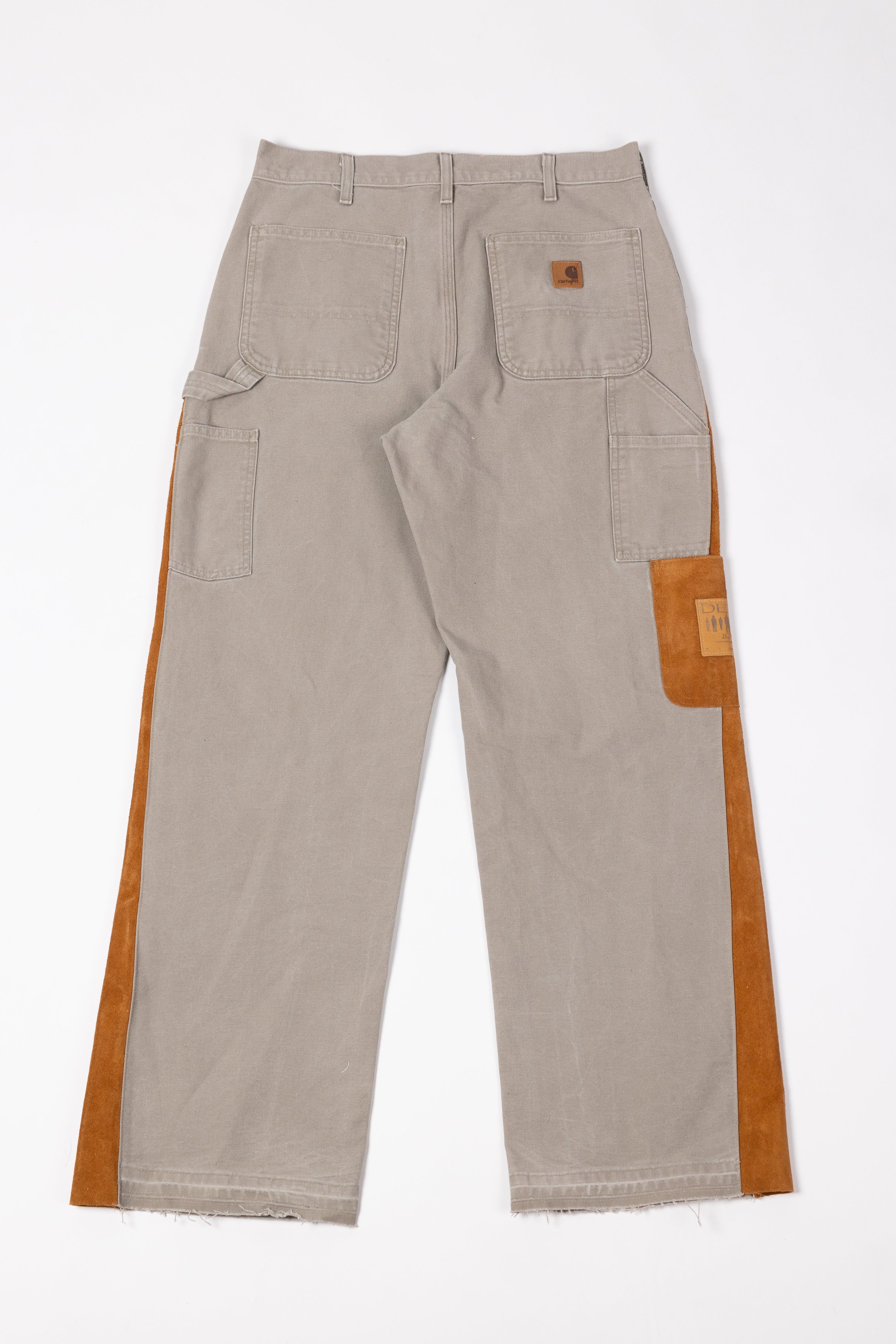 *Deify Leather Flare Carpenter Pant