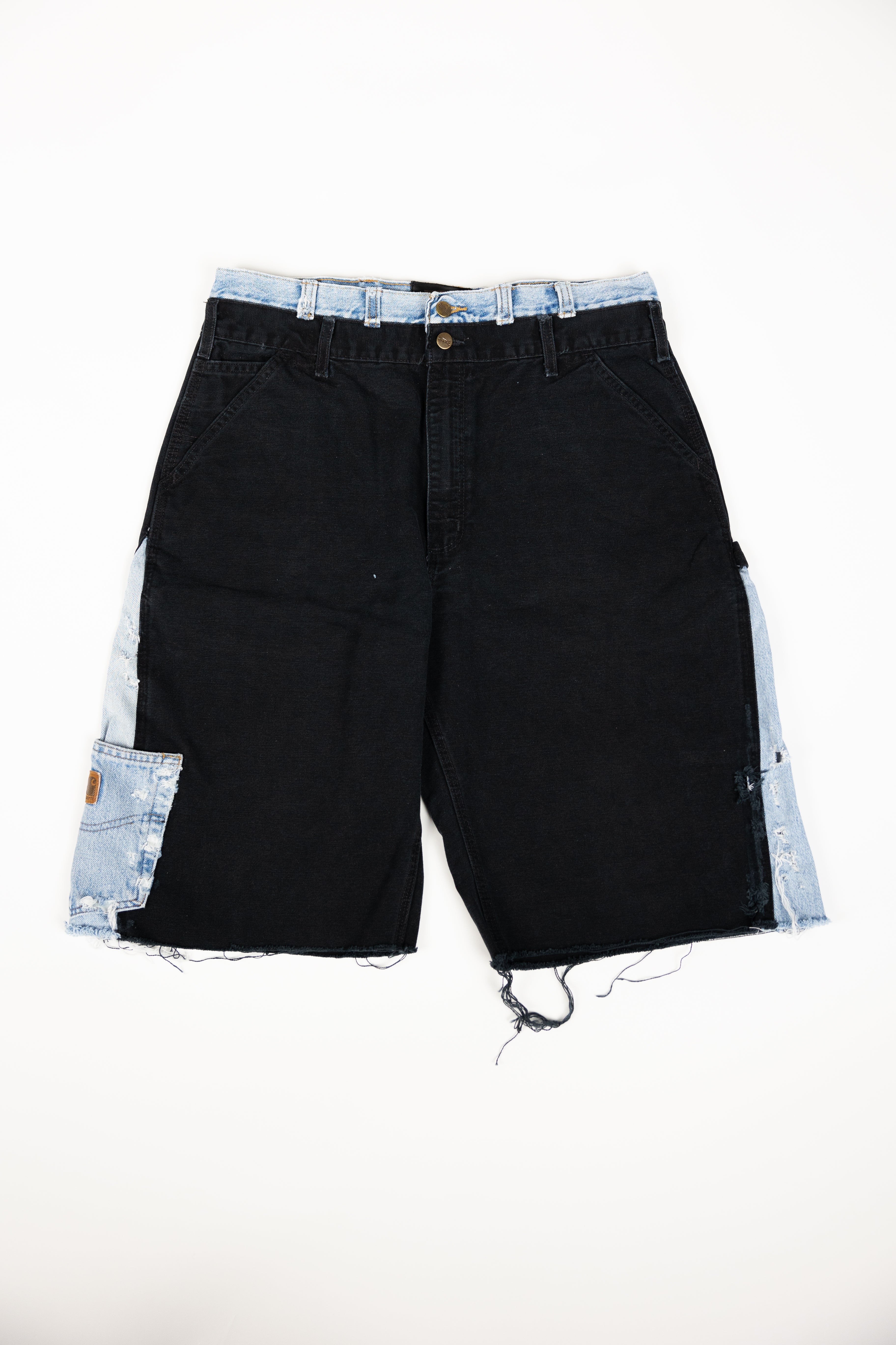 *Deify Double Waist Flare Shorts