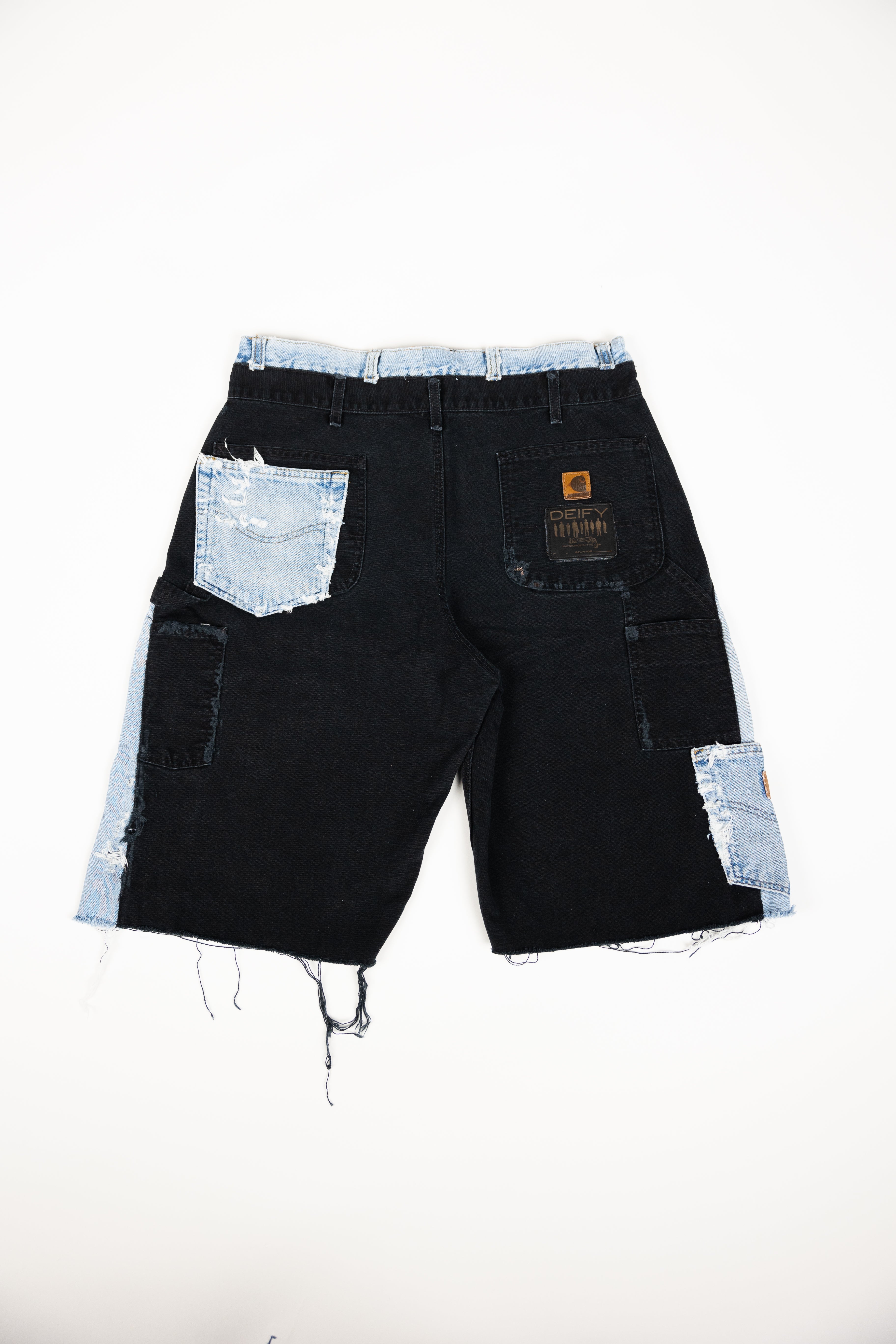 *Deify Double Waist Flare Shorts