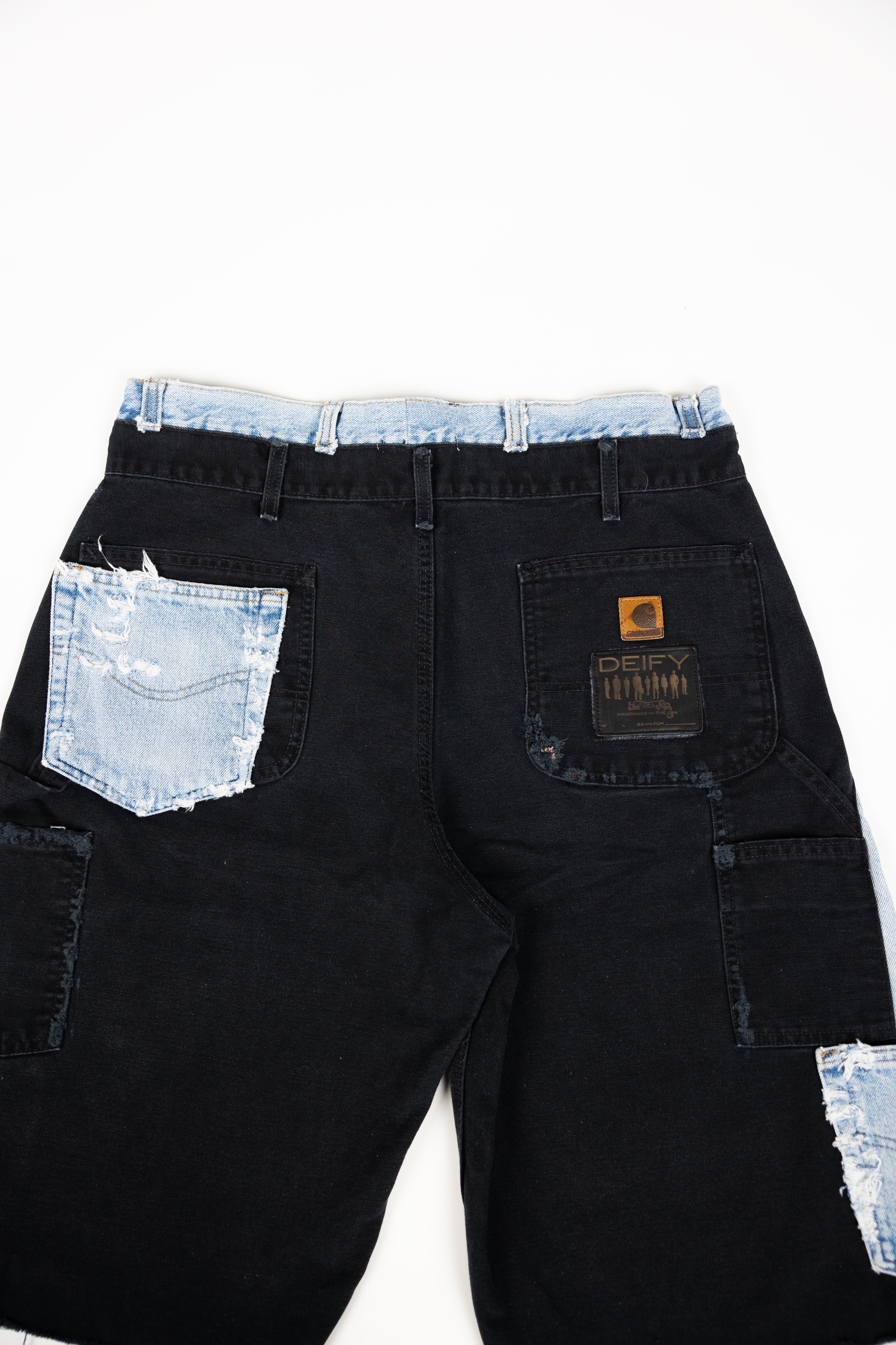 *Deify Double Waist Flare Shorts