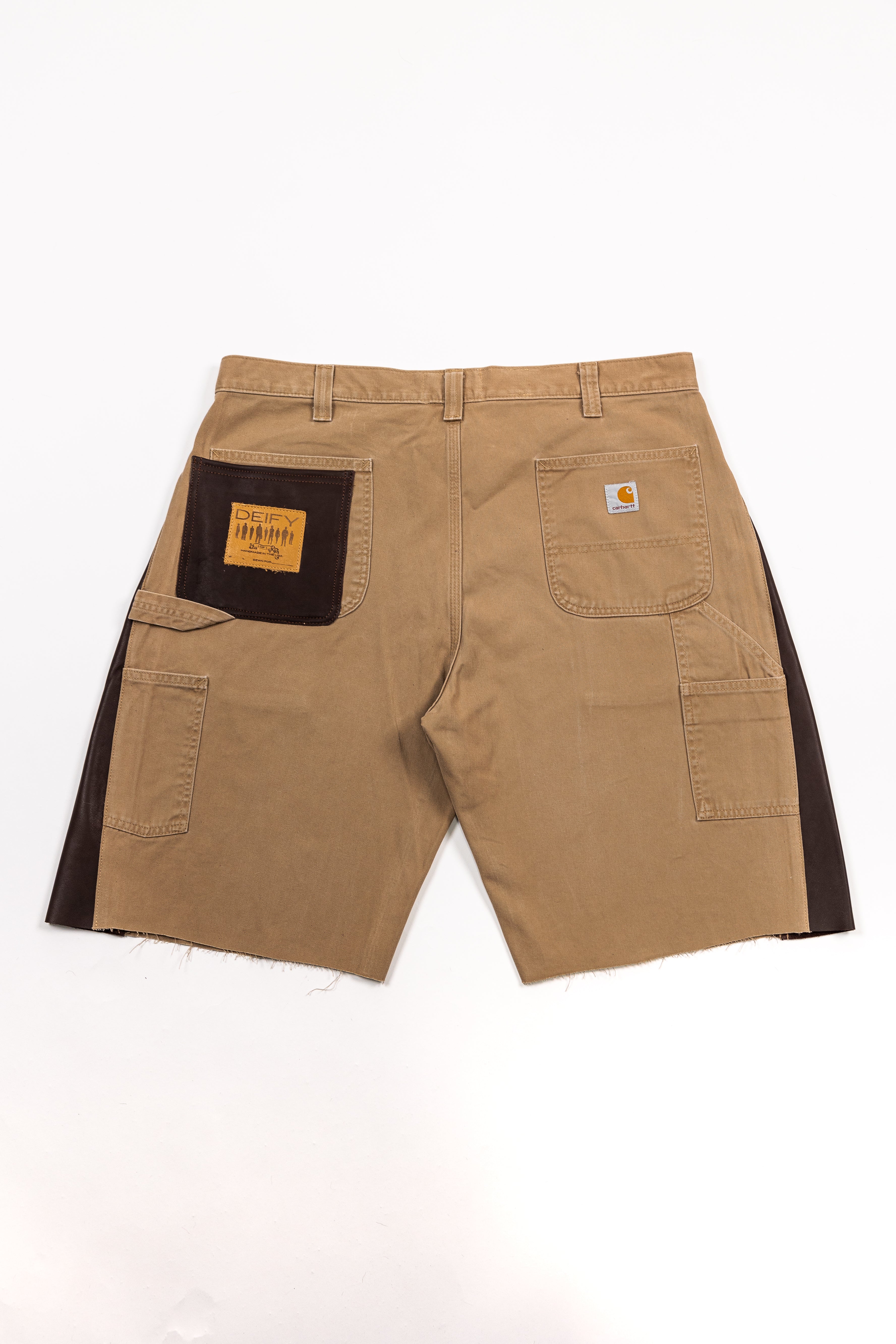 *Deify Cowhide Flare Carpenter Shorts