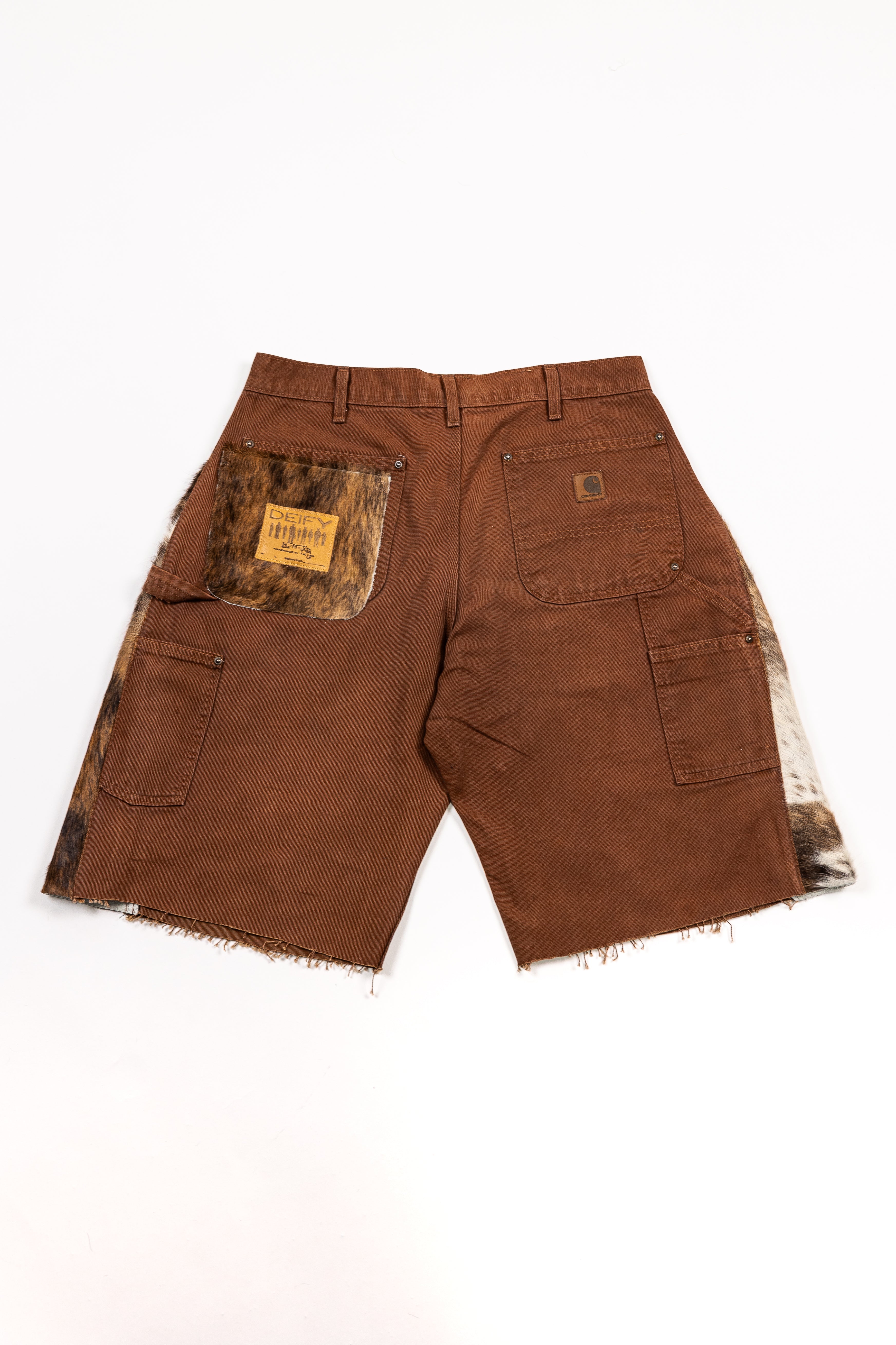 *Deify Cowhide Flare Carpenter Shorts