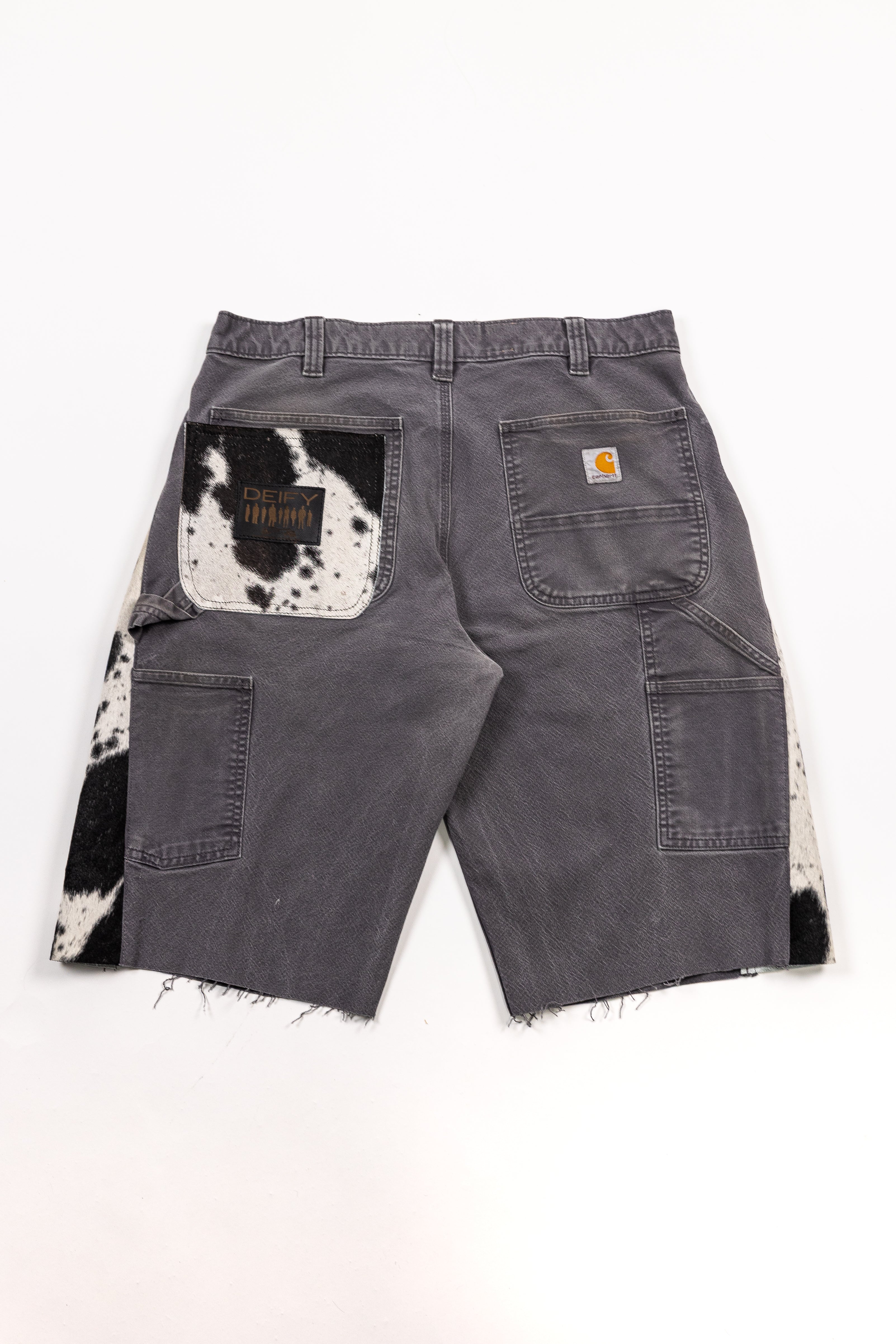 *Deify Cowhide Flare Carpenter Shorts