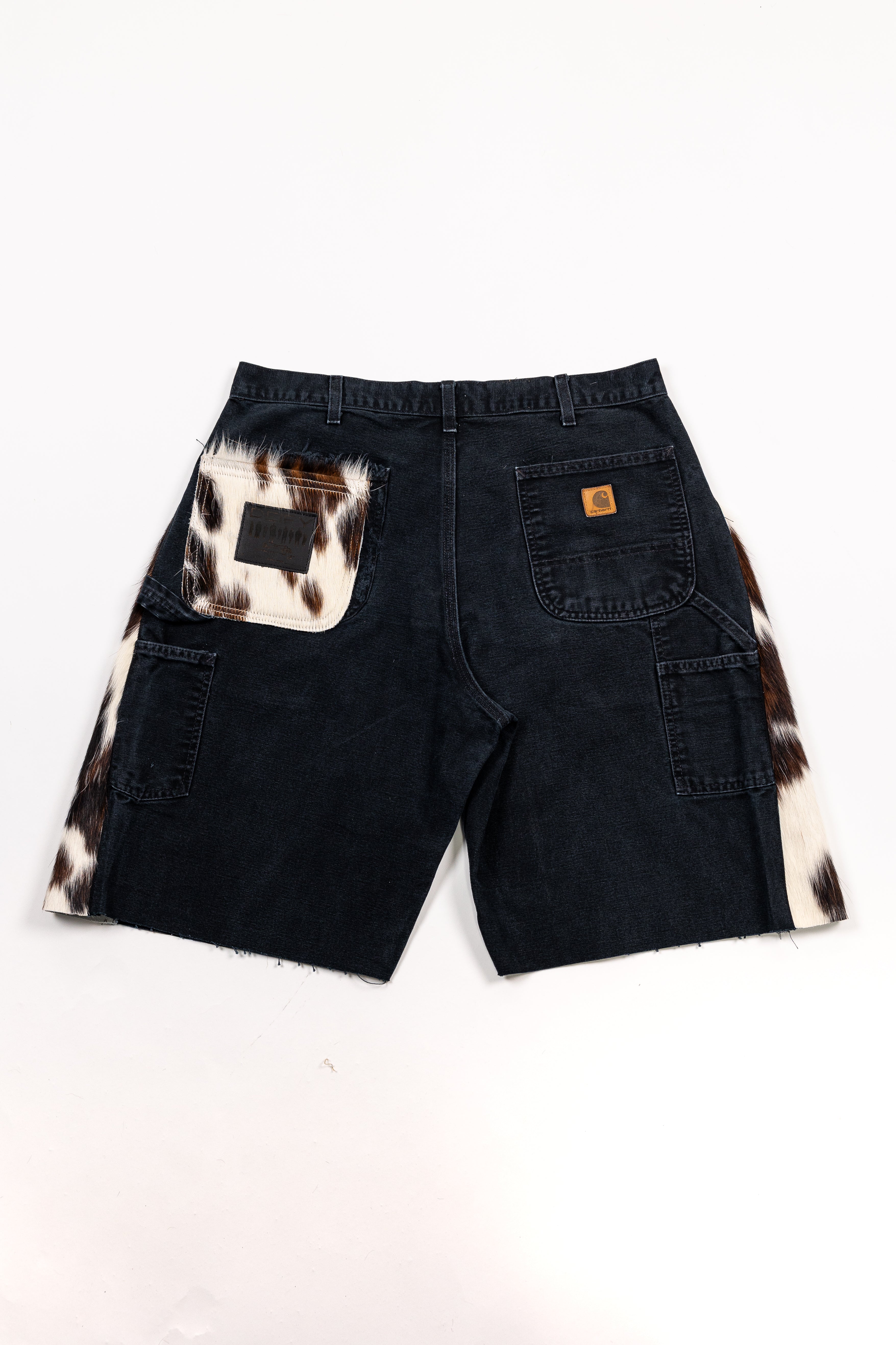 *Deify Cowhide Flare Carpenter Shorts