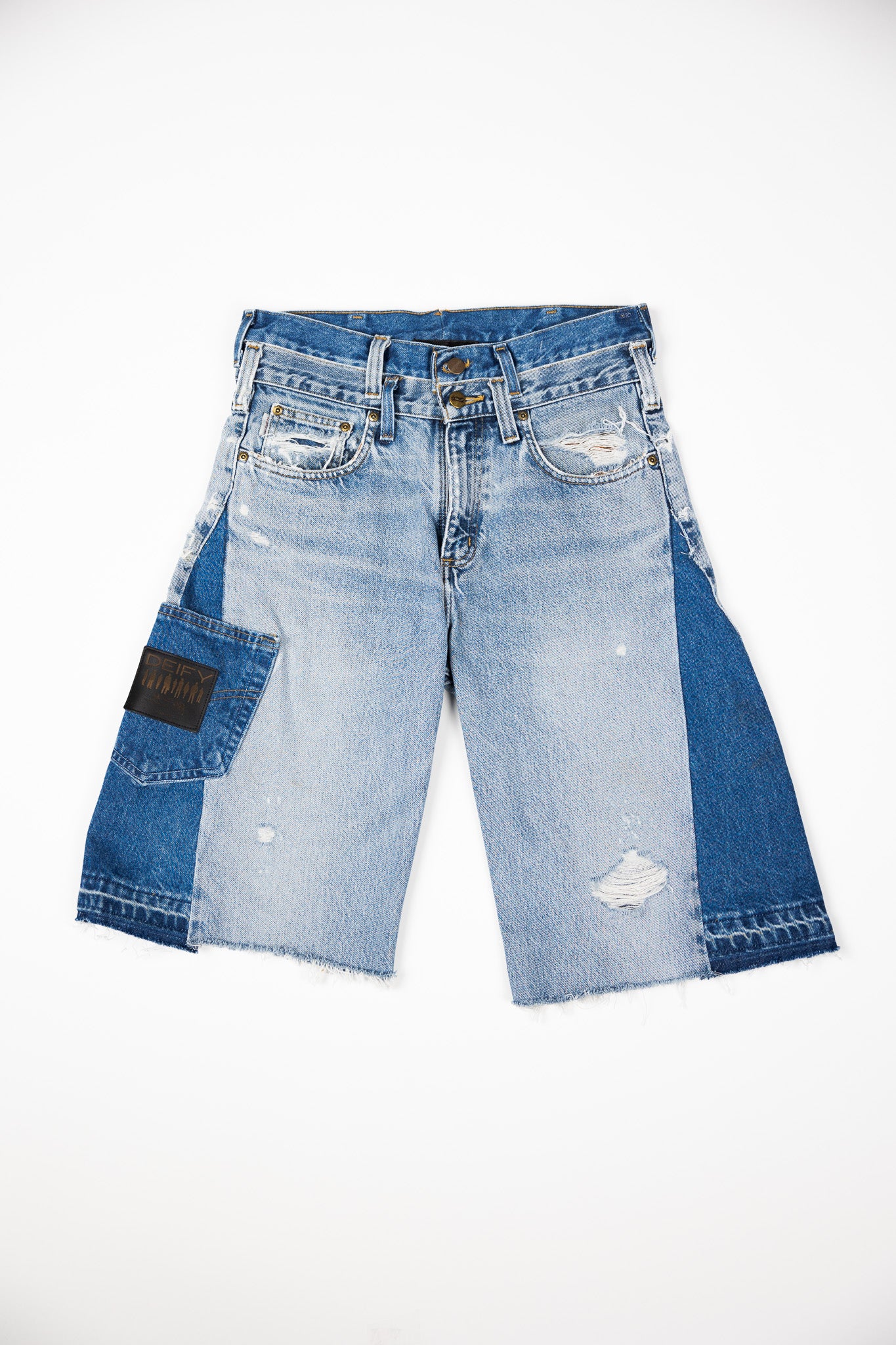 Deify Double Waist Flare Shorts