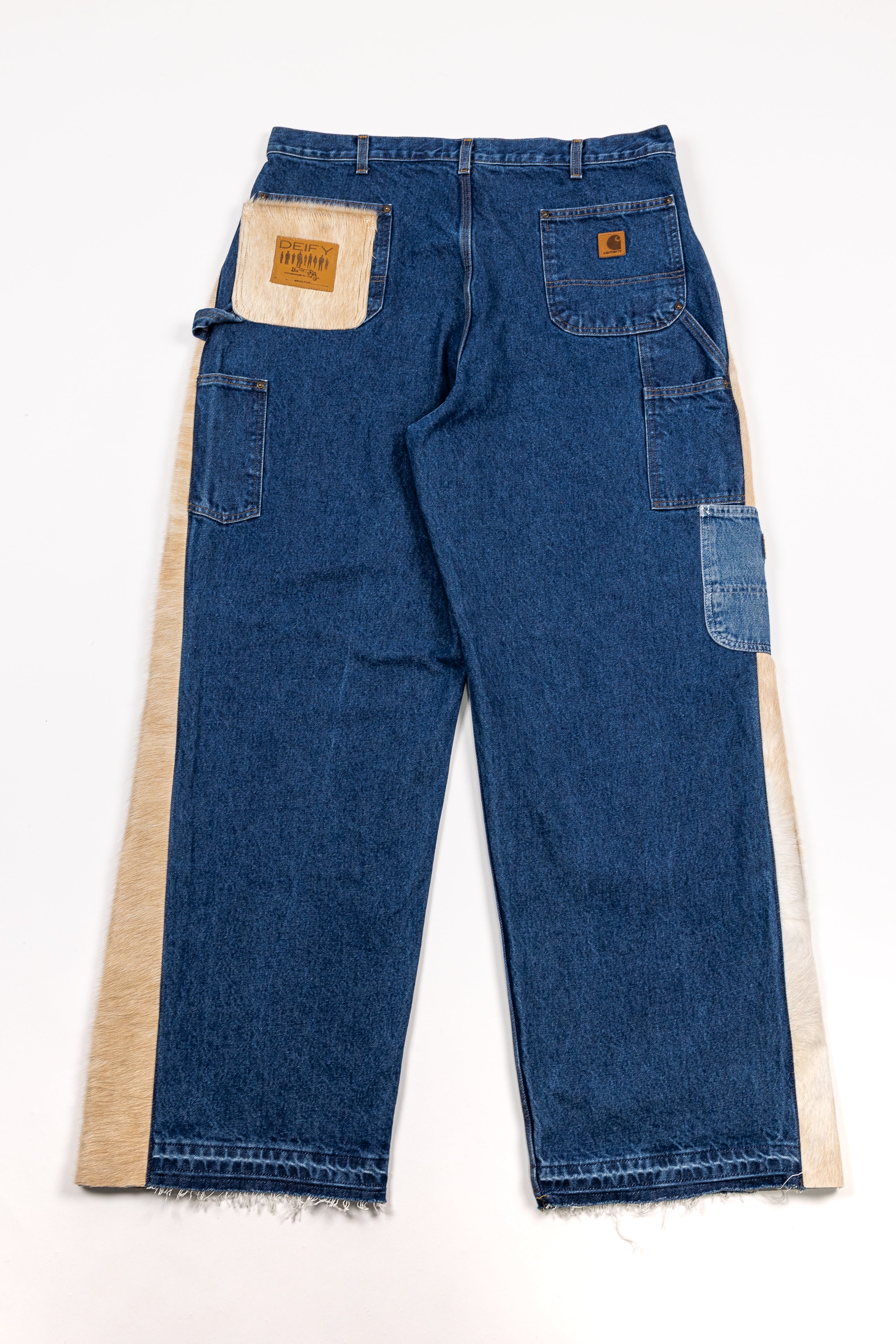 *Deify Cowhide Flare Denim