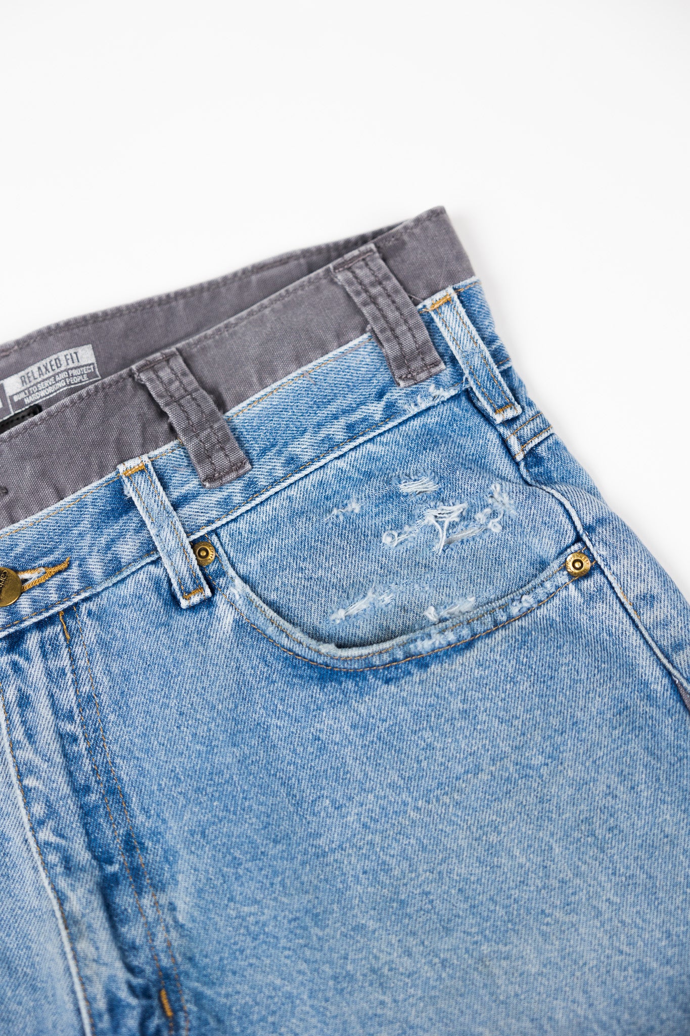 *Deify Double Waist Flare Shorts