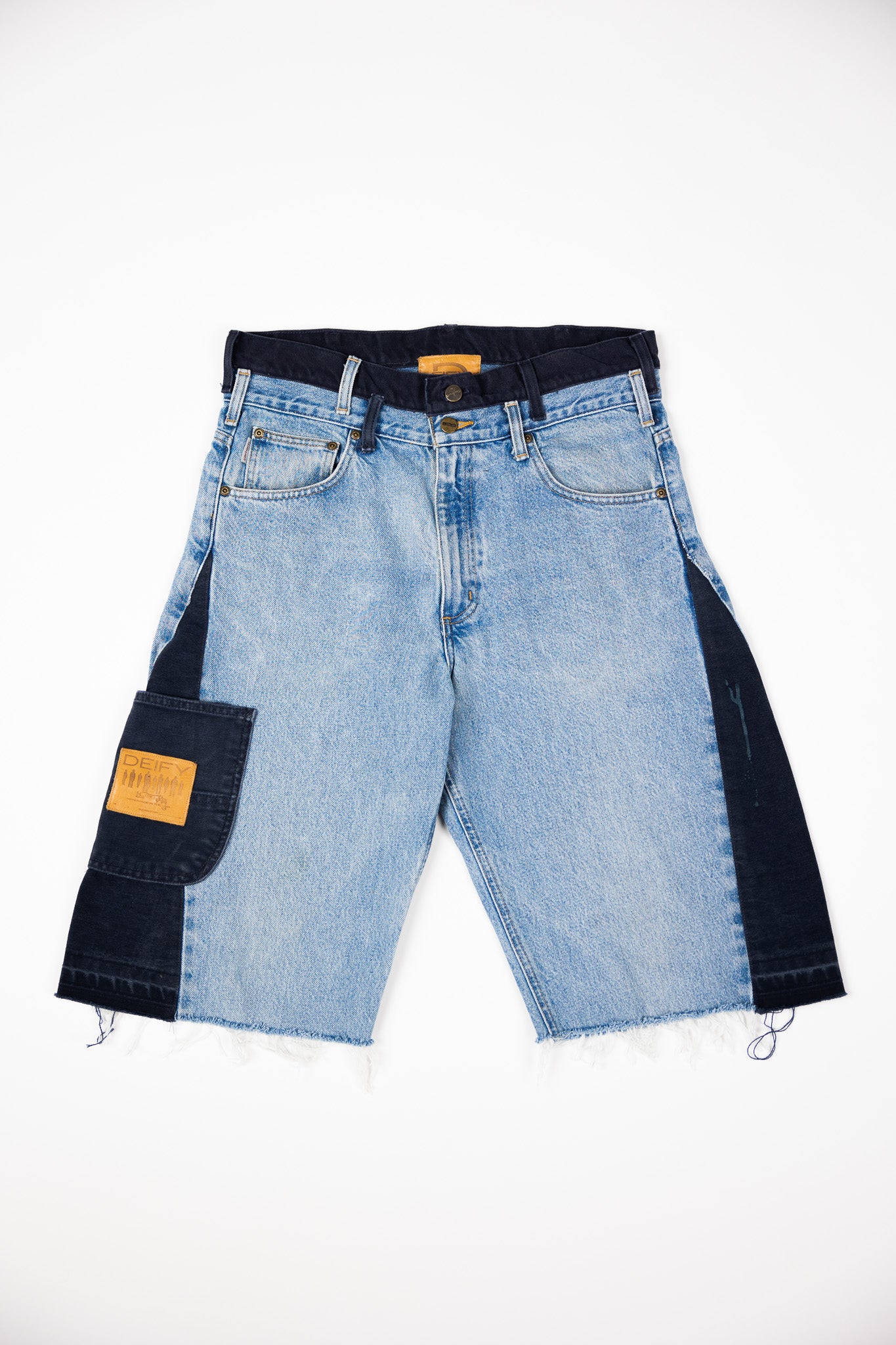 *Deify Double Waist Flare Shorts