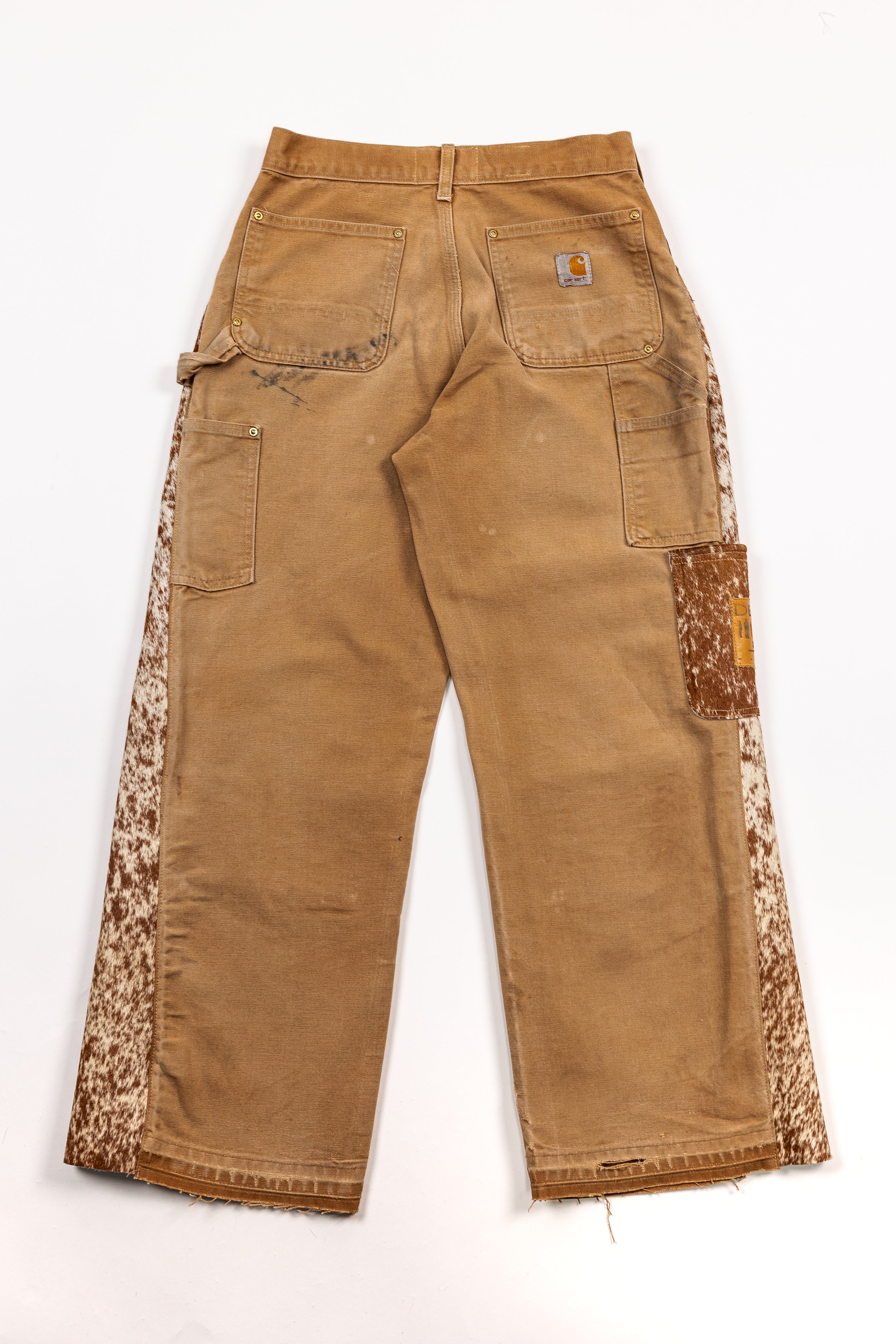 *Deify Cowhide Flare Carpenter Pants
