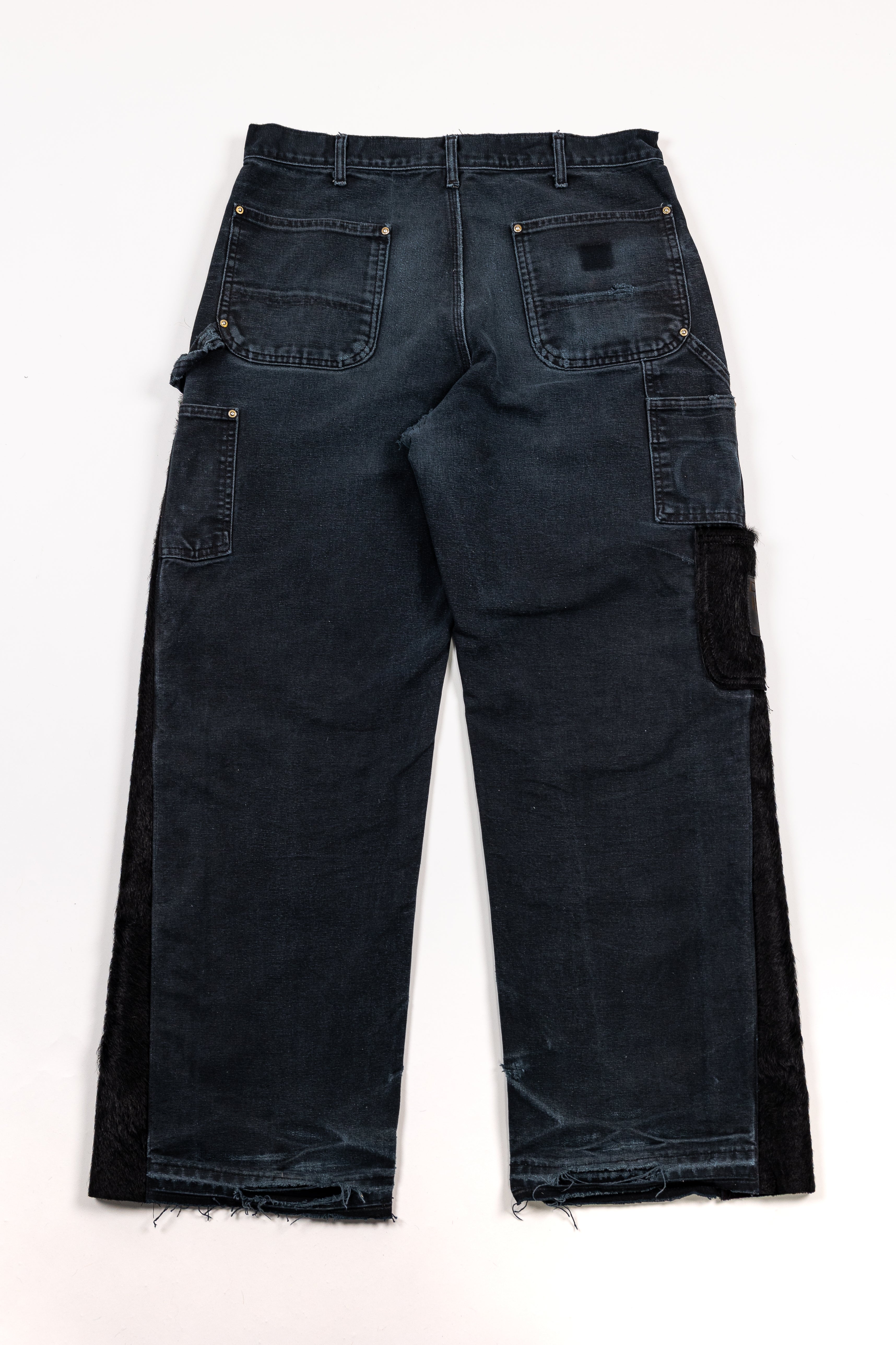 *Deify Cowhide Flare Carpenter Pants