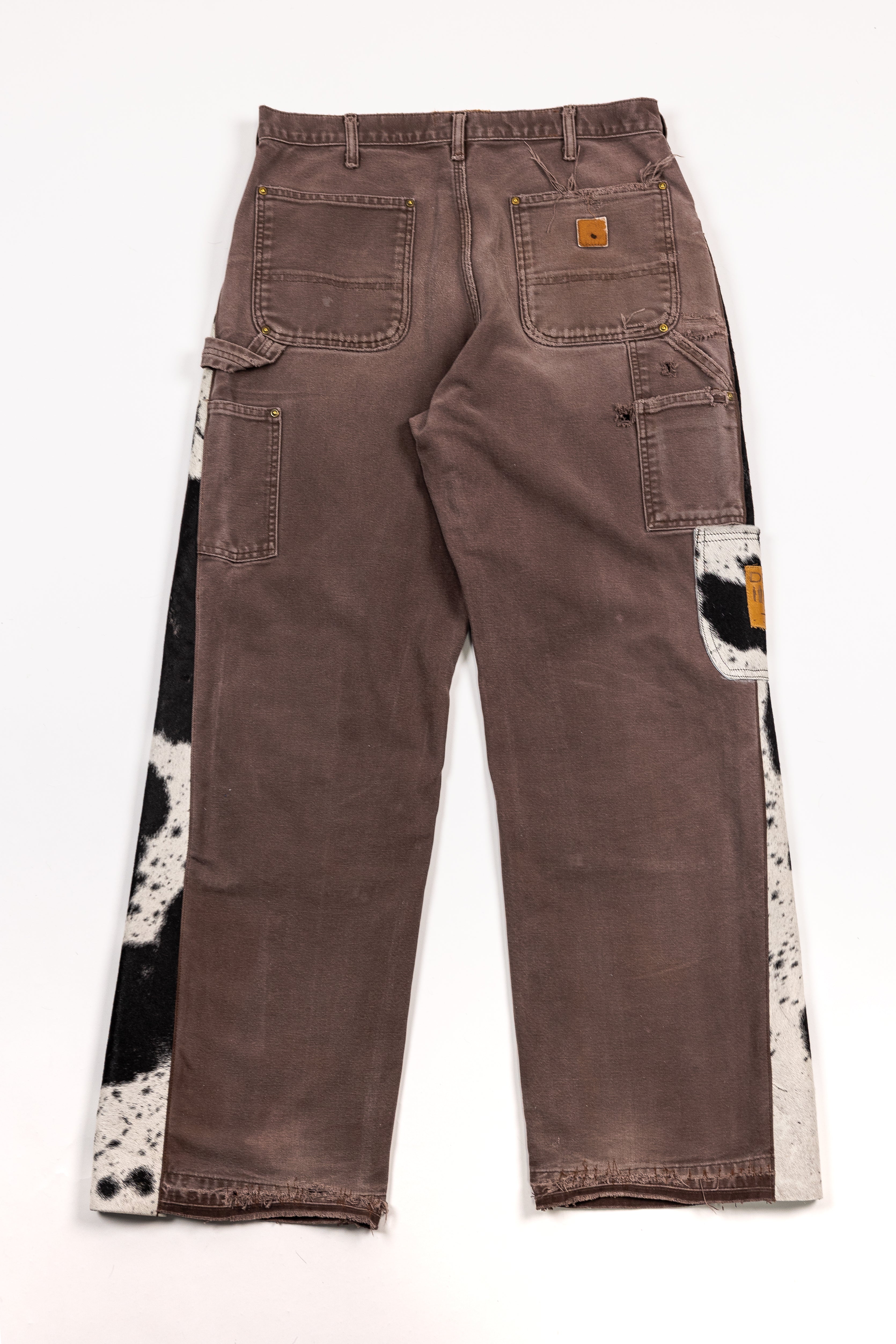 *Deify Cowhide Flare Carpenter Pants