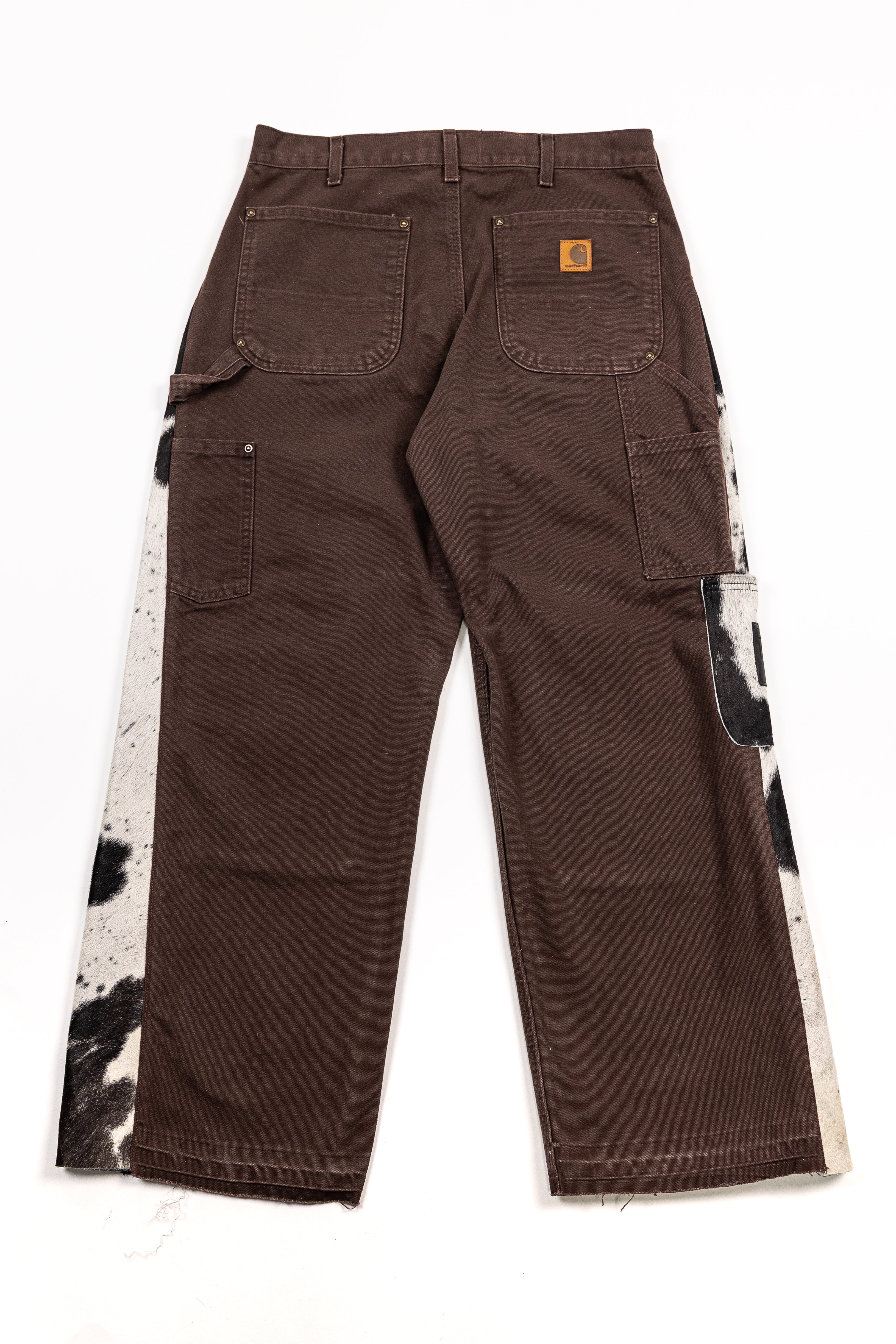 *Deify Cowhide Flare Carpenter Pants