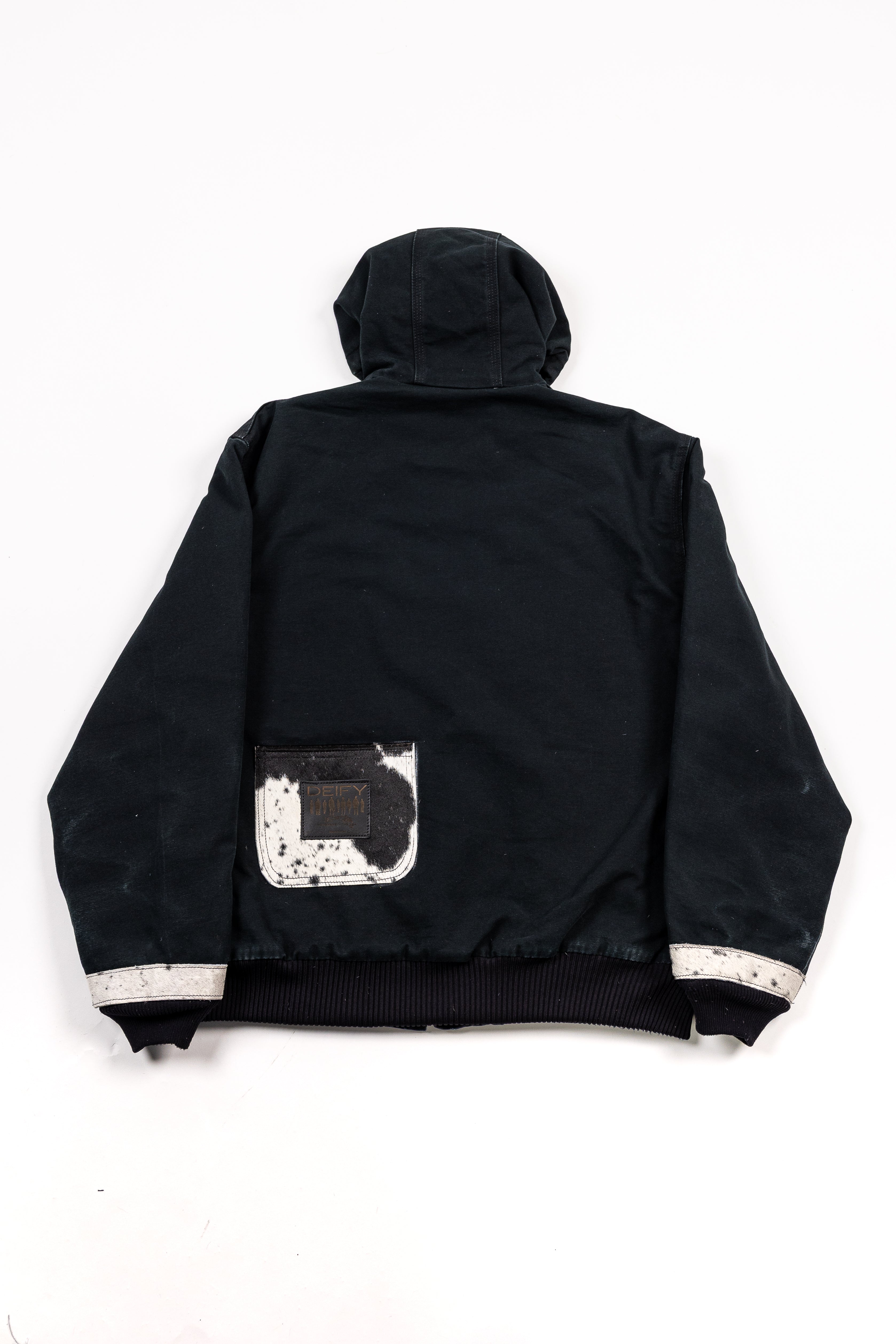 *Deify Cowhide Patch Jacket