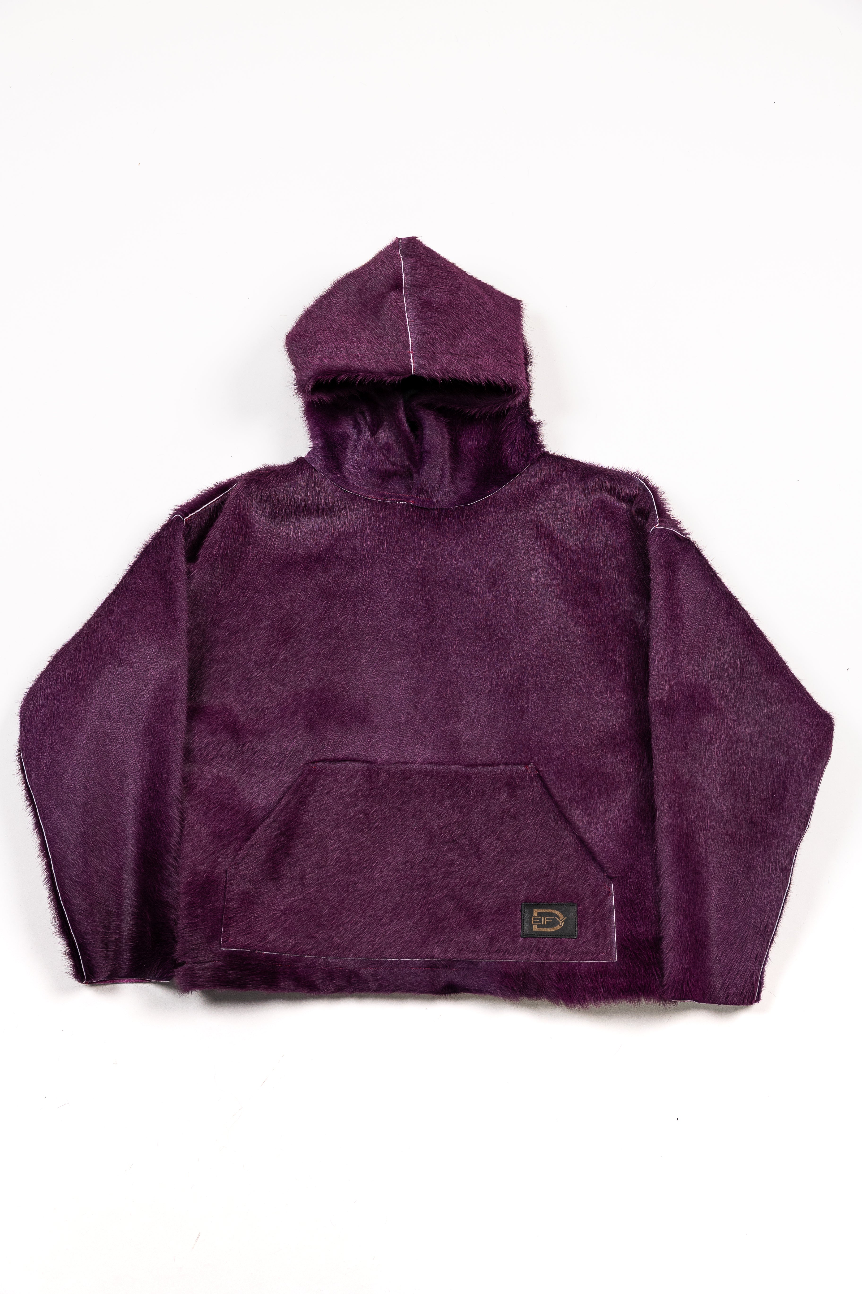 Deify Cowhide Hooded Jacket