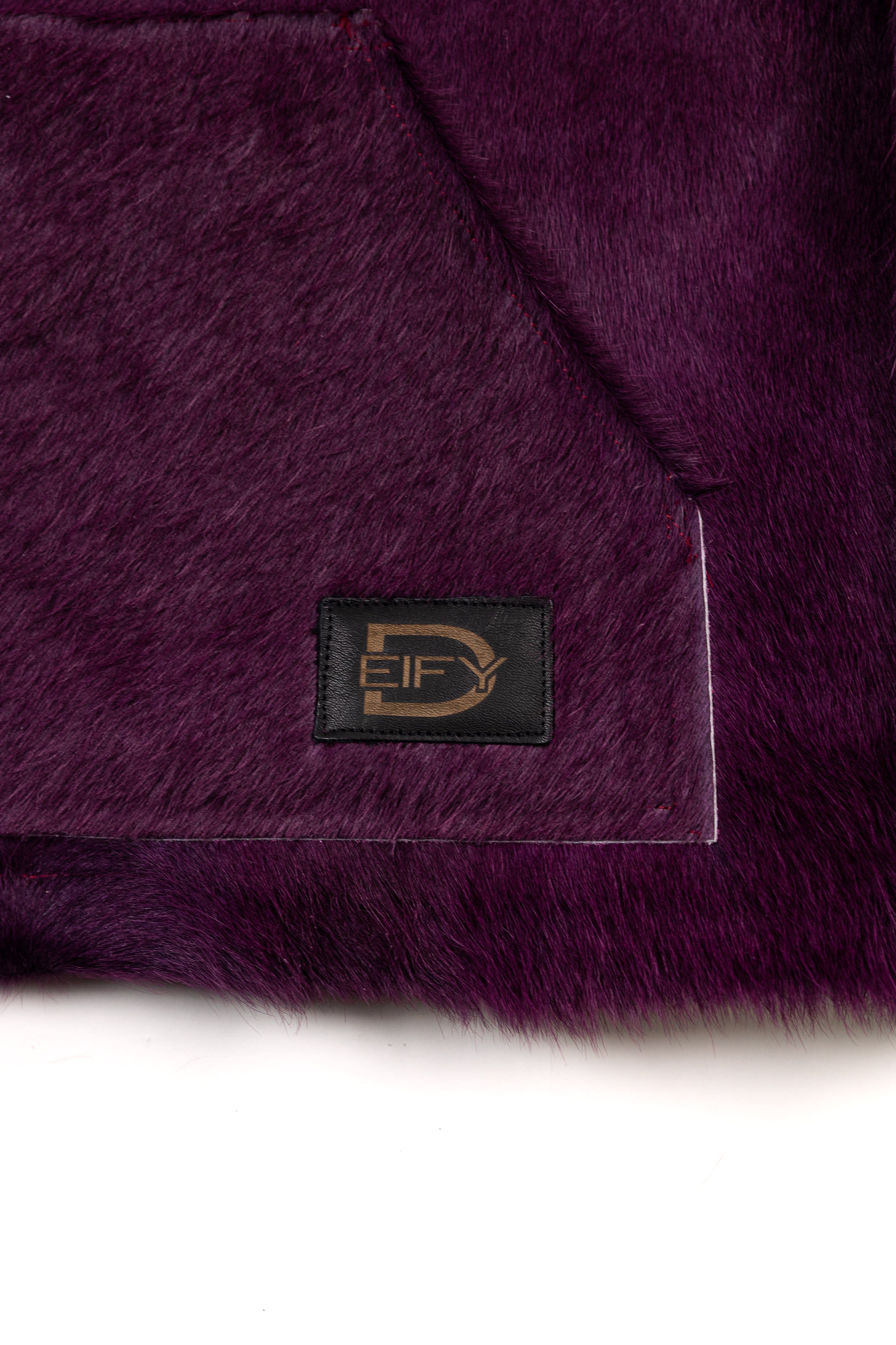 Deify Cowhide Hooded Jacket