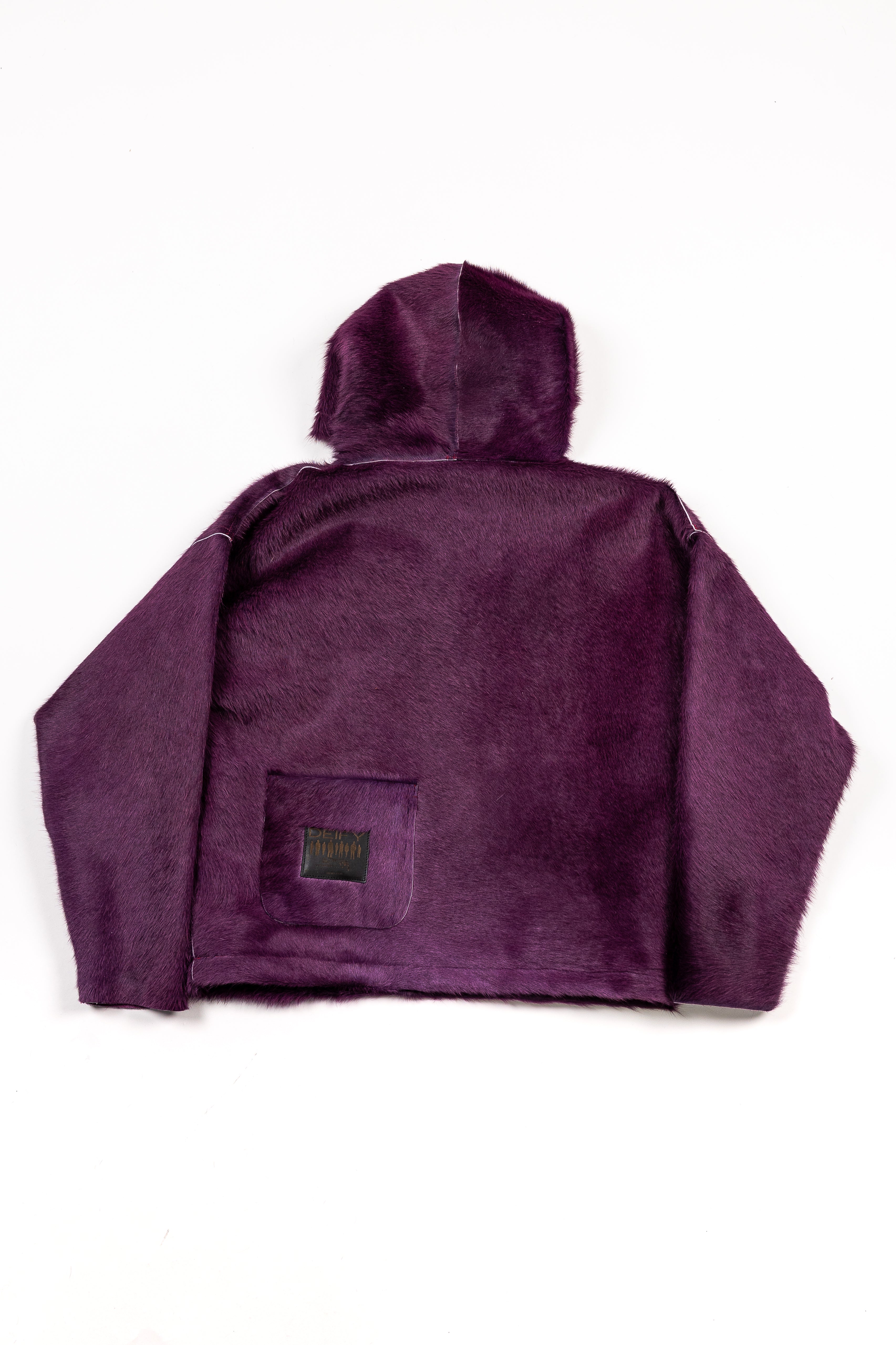 Deify Cowhide Hooded Jacket