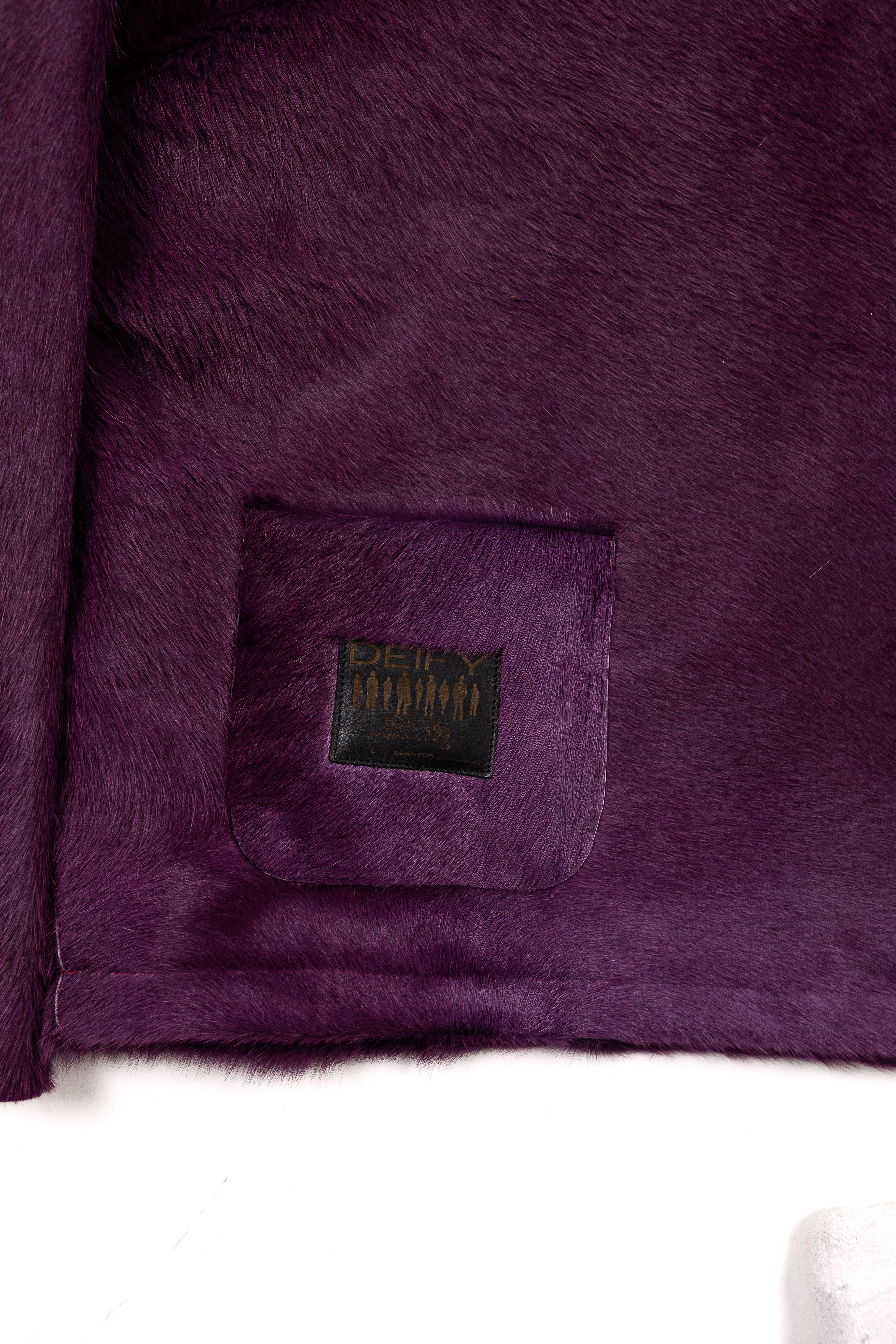 Deify Cowhide Hooded Jacket